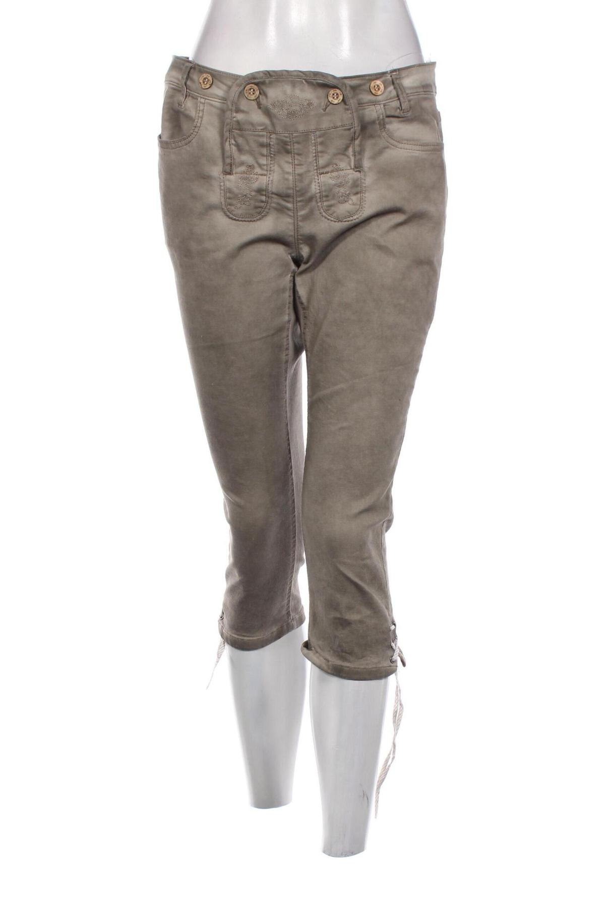 Pantaloni de femei Laura Torelli, Mărime M, Culoare Verde, Preț 18,12 Lei