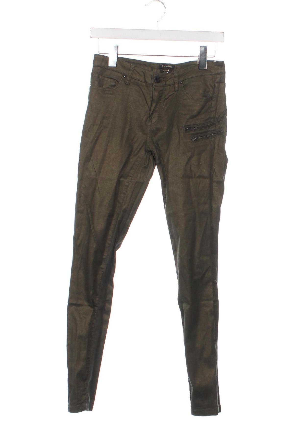 Дамски панталон Massimo Dutti, Размер S, Цвят Зелен, Цена 9,80 лв.
