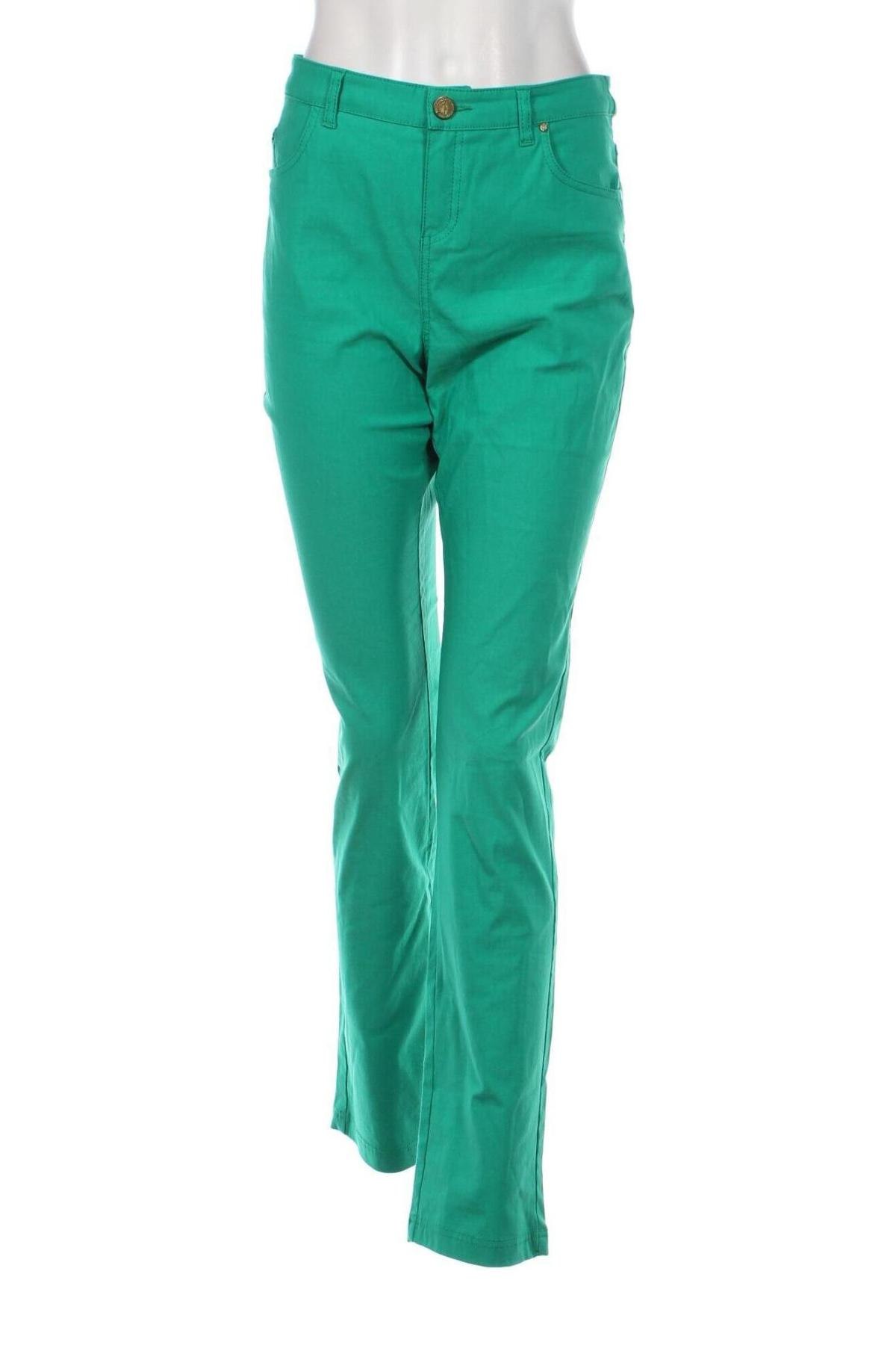 Дамски панталон Miss Etam, Размер XL, Цвят Зелен, Цена 25,23 лв.