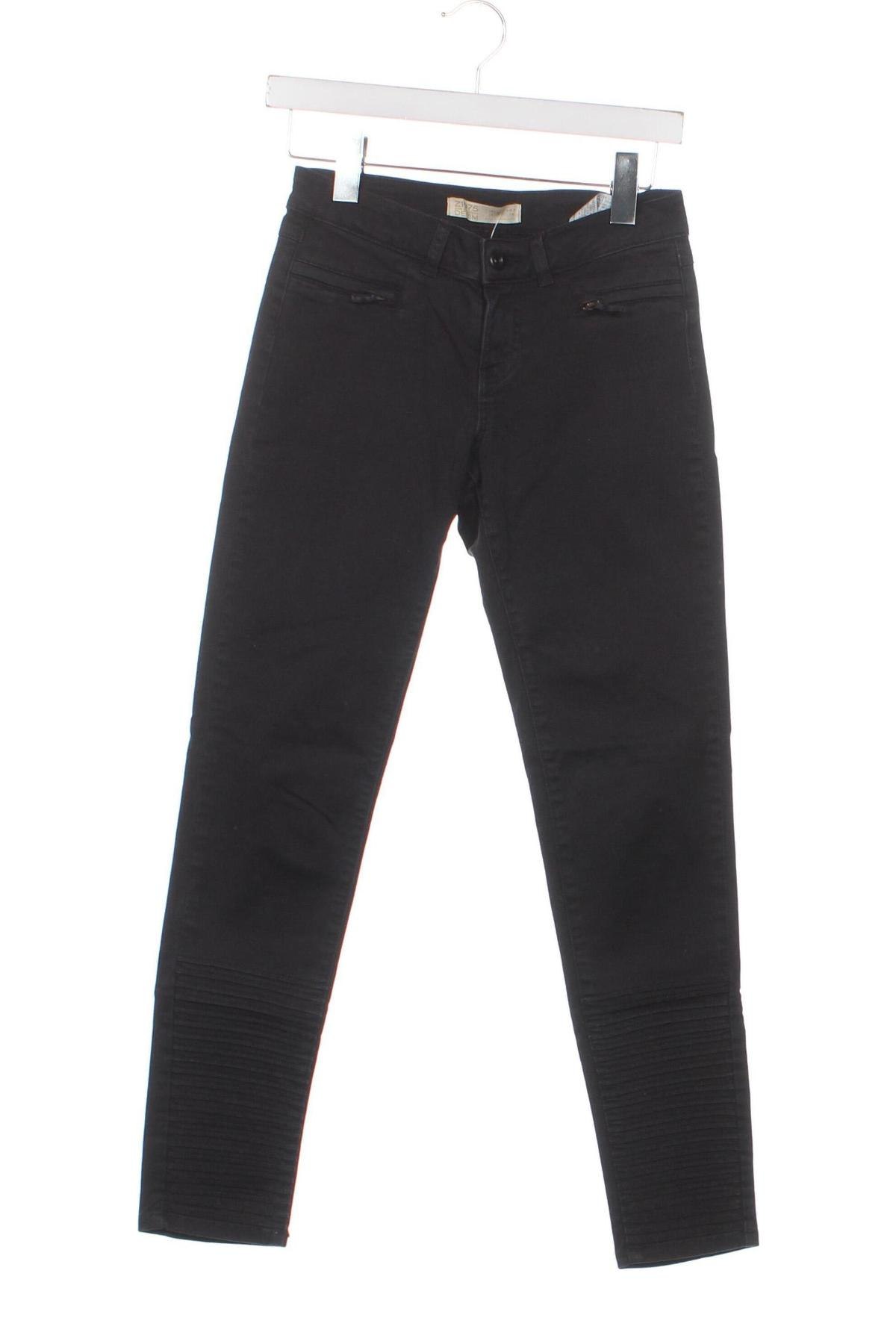 Pantaloni de femei Zara, Mărime XS, Culoare Albastru, Preț 24,26 Lei