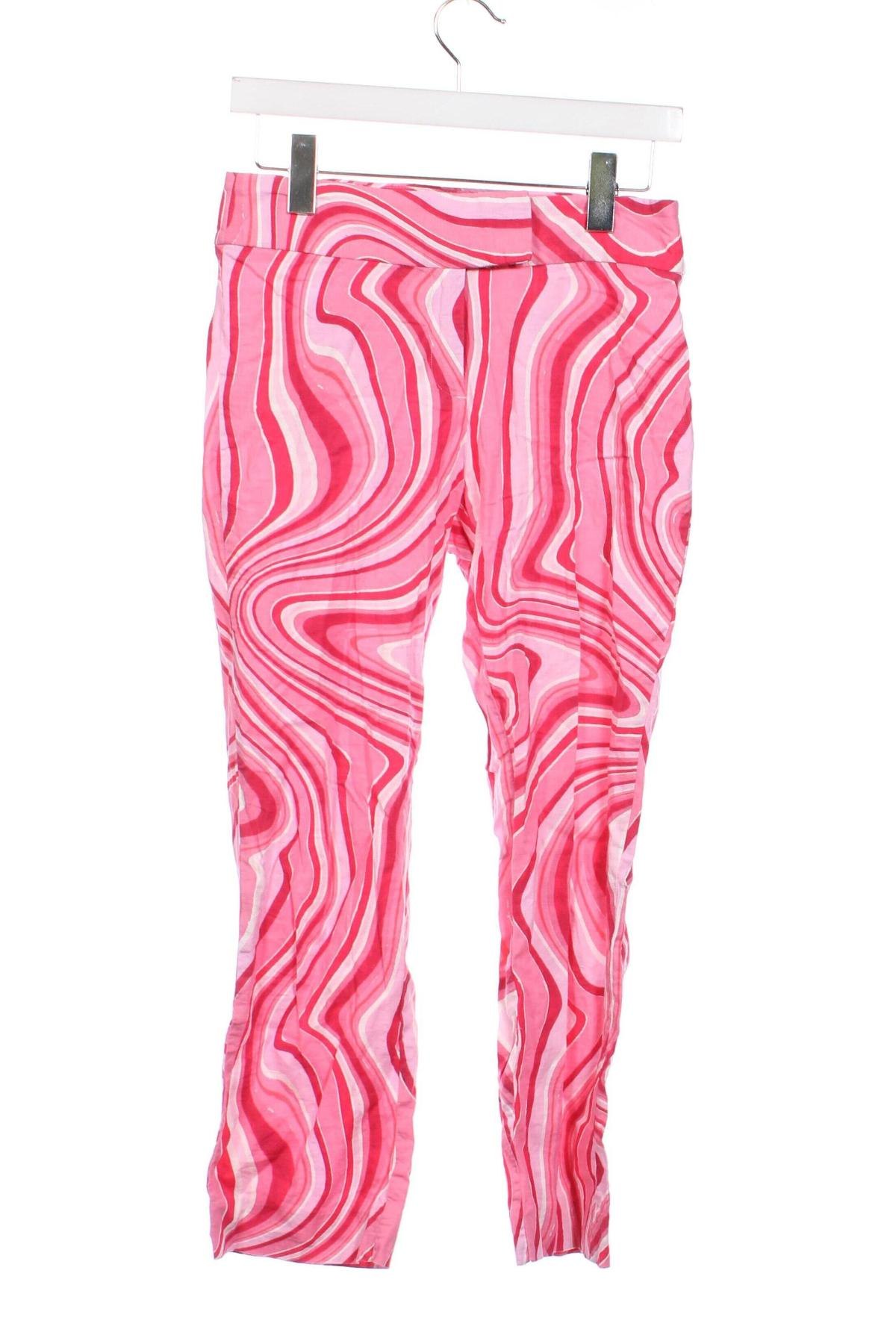 Pantaloni de femei Zara, Mărime XS, Culoare Roz, Preț 17,76 Lei