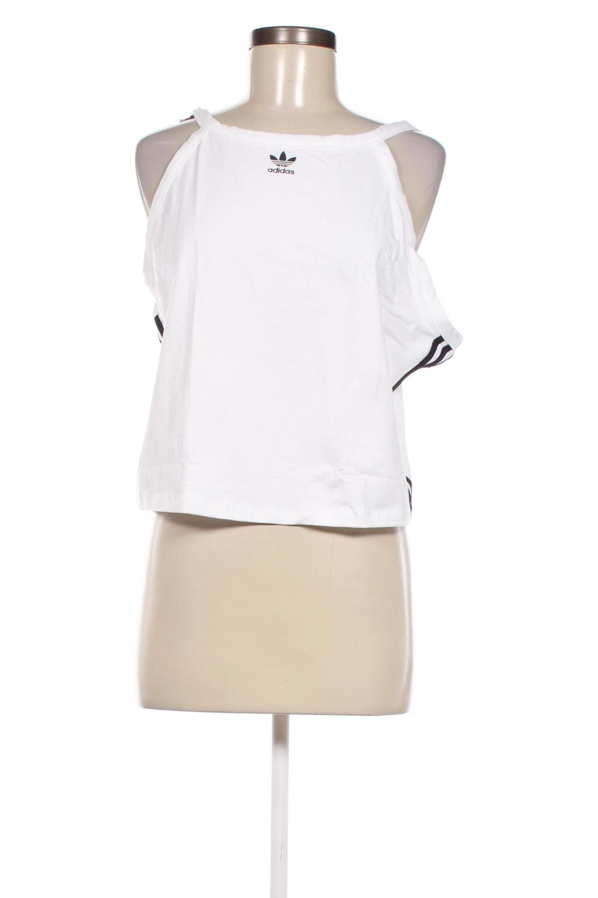 Γυναικείο αμάνικο μπλουζάκι Adidas Originals, Μέγεθος 3XL, Χρώμα Λευκό, Τιμή 14,25 €