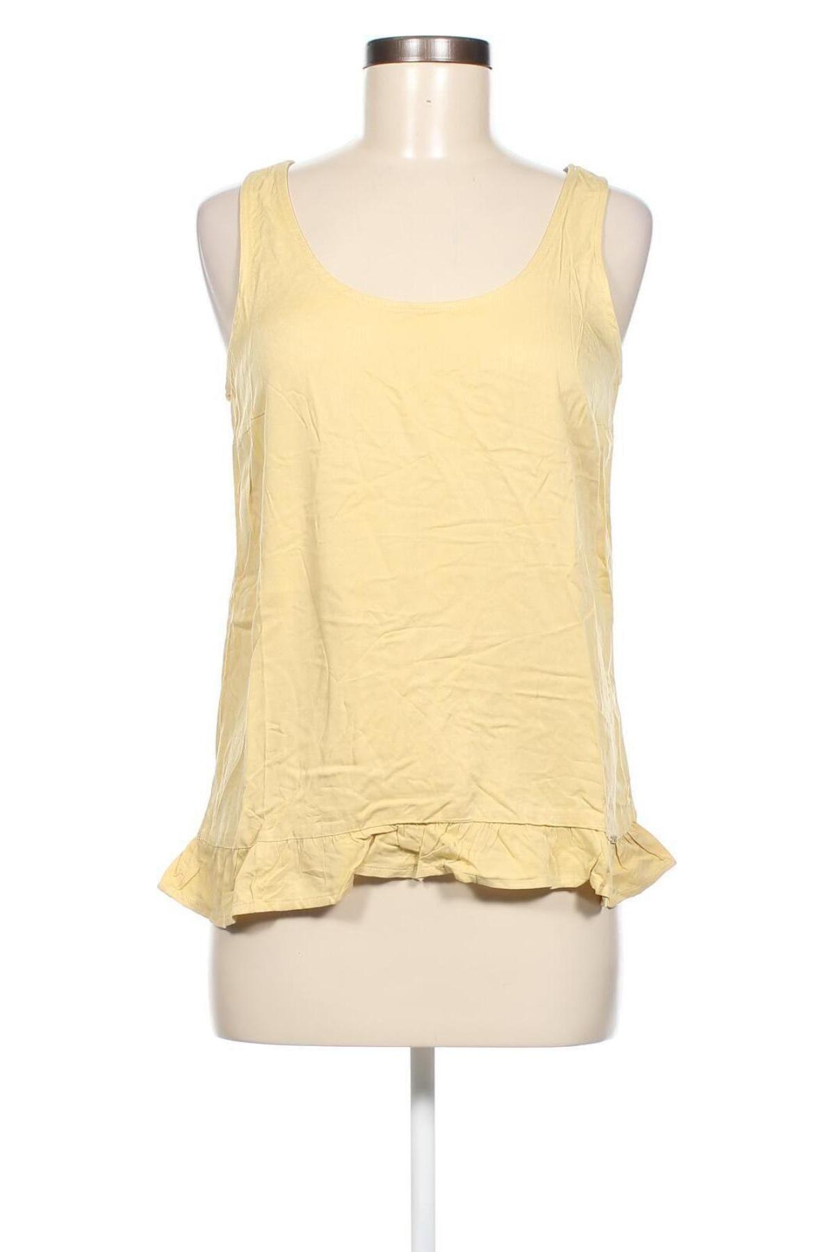 Γυναικείο αμάνικο μπλουζάκι Diverse, Μέγεθος S, Χρώμα Κίτρινο, Τιμή 5,19 €