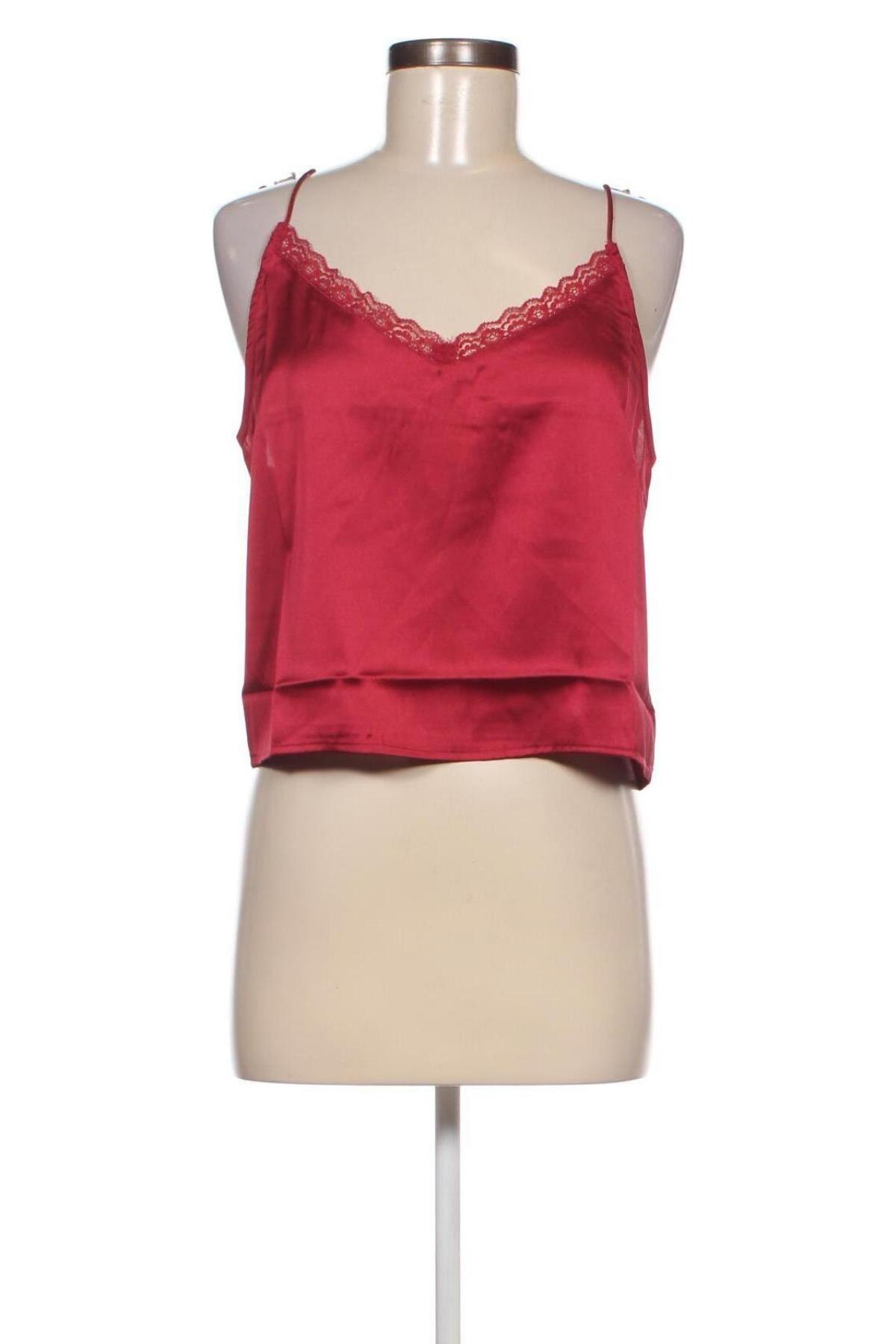 Γυναικείο αμάνικο μπλουζάκι Jennyfer, Μέγεθος L, Χρώμα Κόκκινο, Τιμή 4,87 €