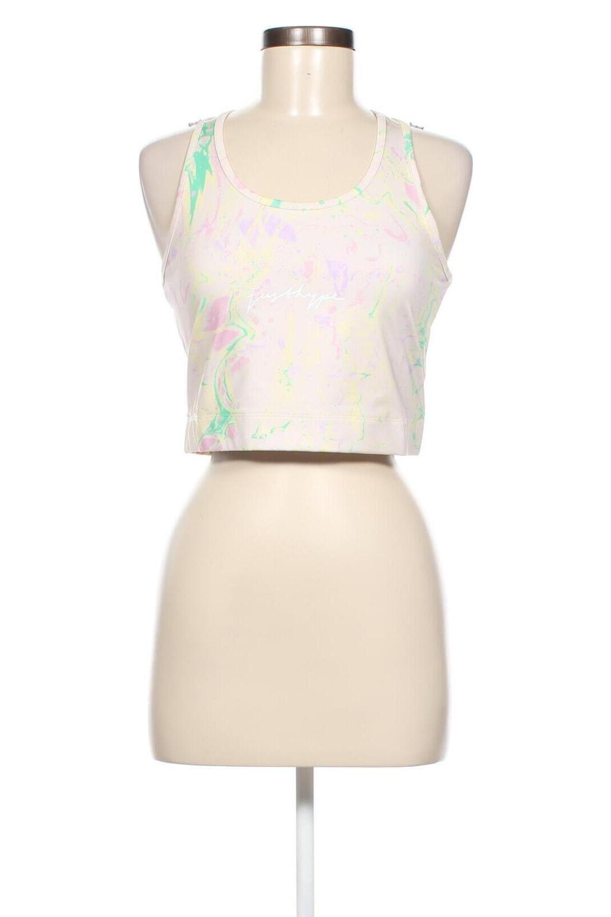 Γυναικείο αμάνικο μπλουζάκι Just Hype, Μέγεθος L, Χρώμα Πολύχρωμο, Τιμή 5,38 €