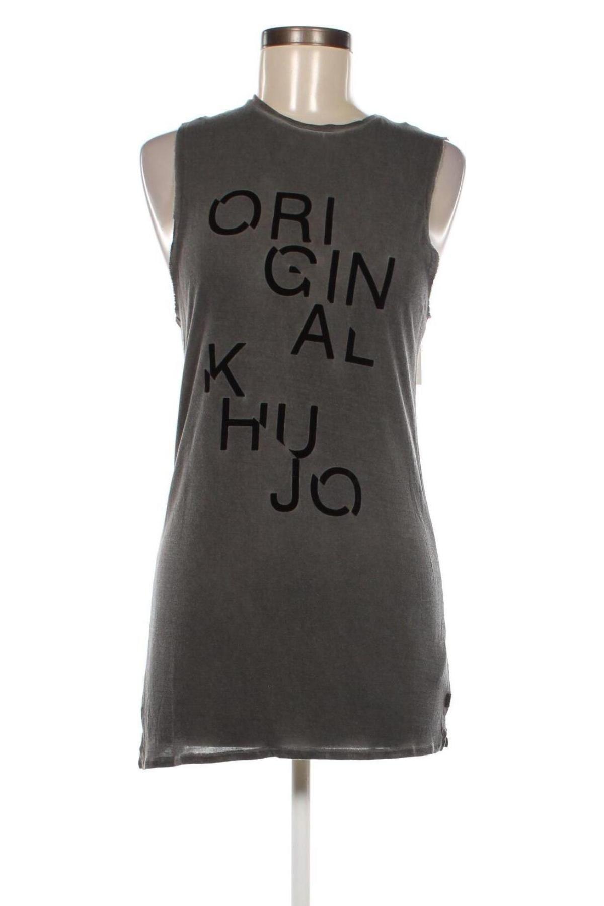 Γυναικείο αμάνικο μπλουζάκι Khujo, Μέγεθος S, Χρώμα Γκρί, Τιμή 29,90 €