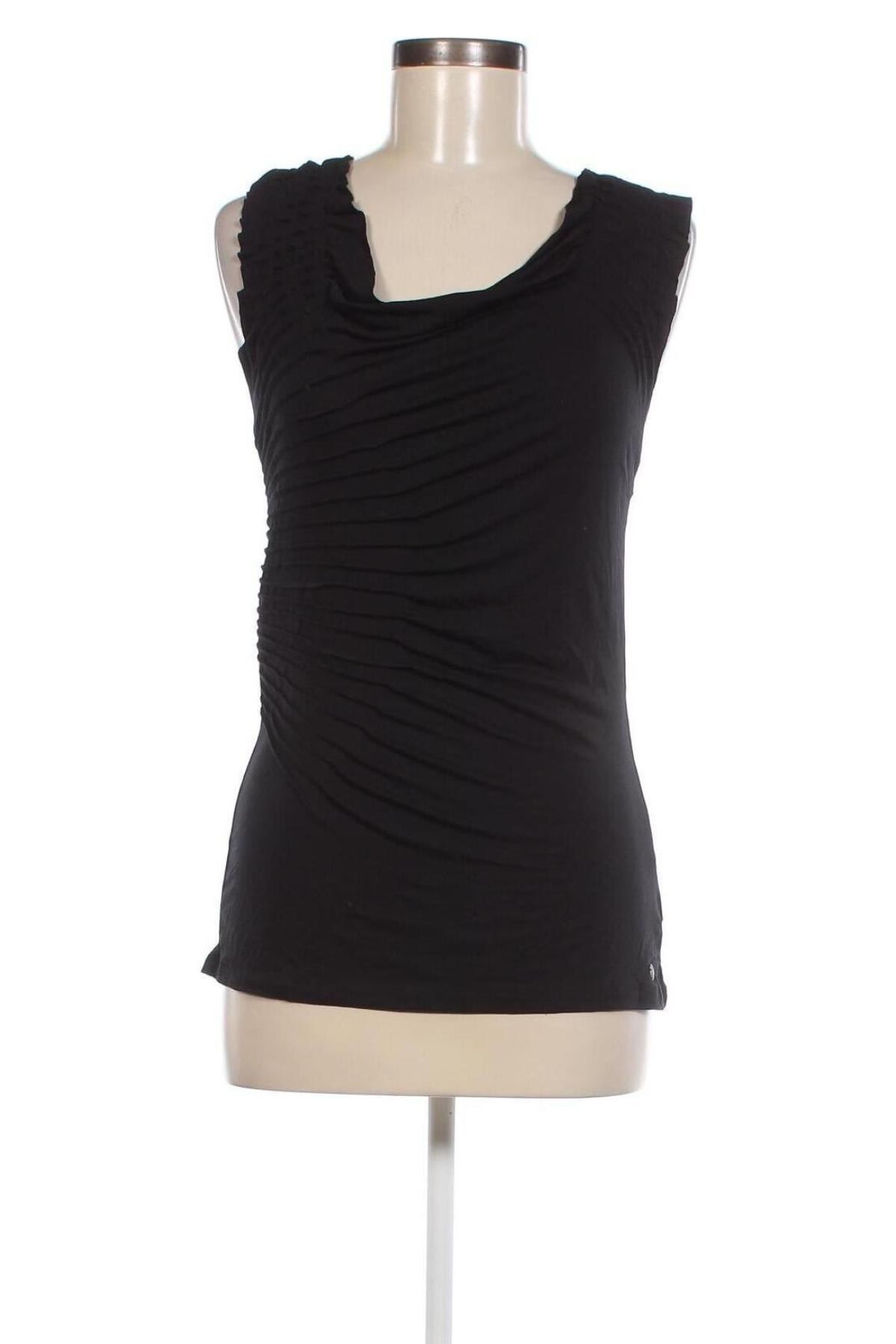 Γυναικείο αμάνικο μπλουζάκι Khujo, Μέγεθος L, Χρώμα Μαύρο, Τιμή 13,46 €