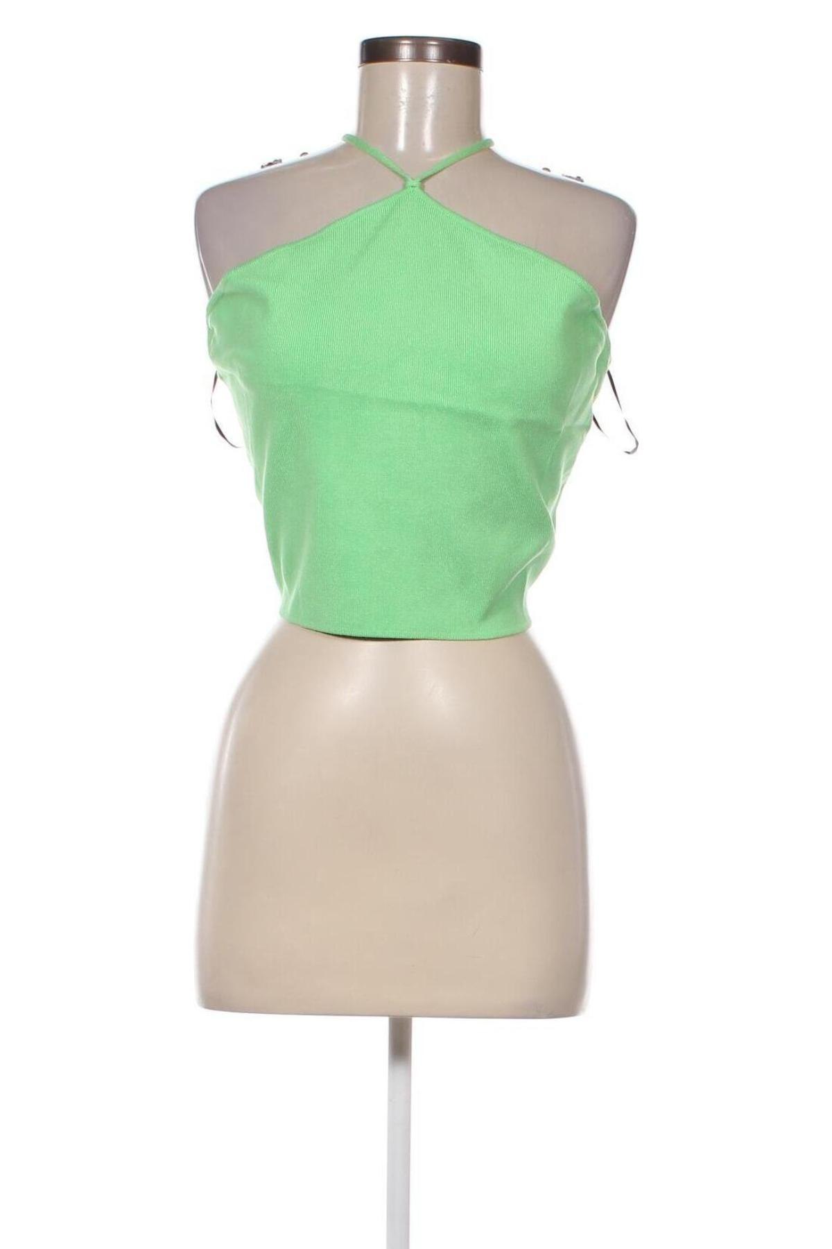 Γυναικείο αμάνικο μπλουζάκι Monki, Μέγεθος XL, Χρώμα Πράσινο, Τιμή 4,31 €