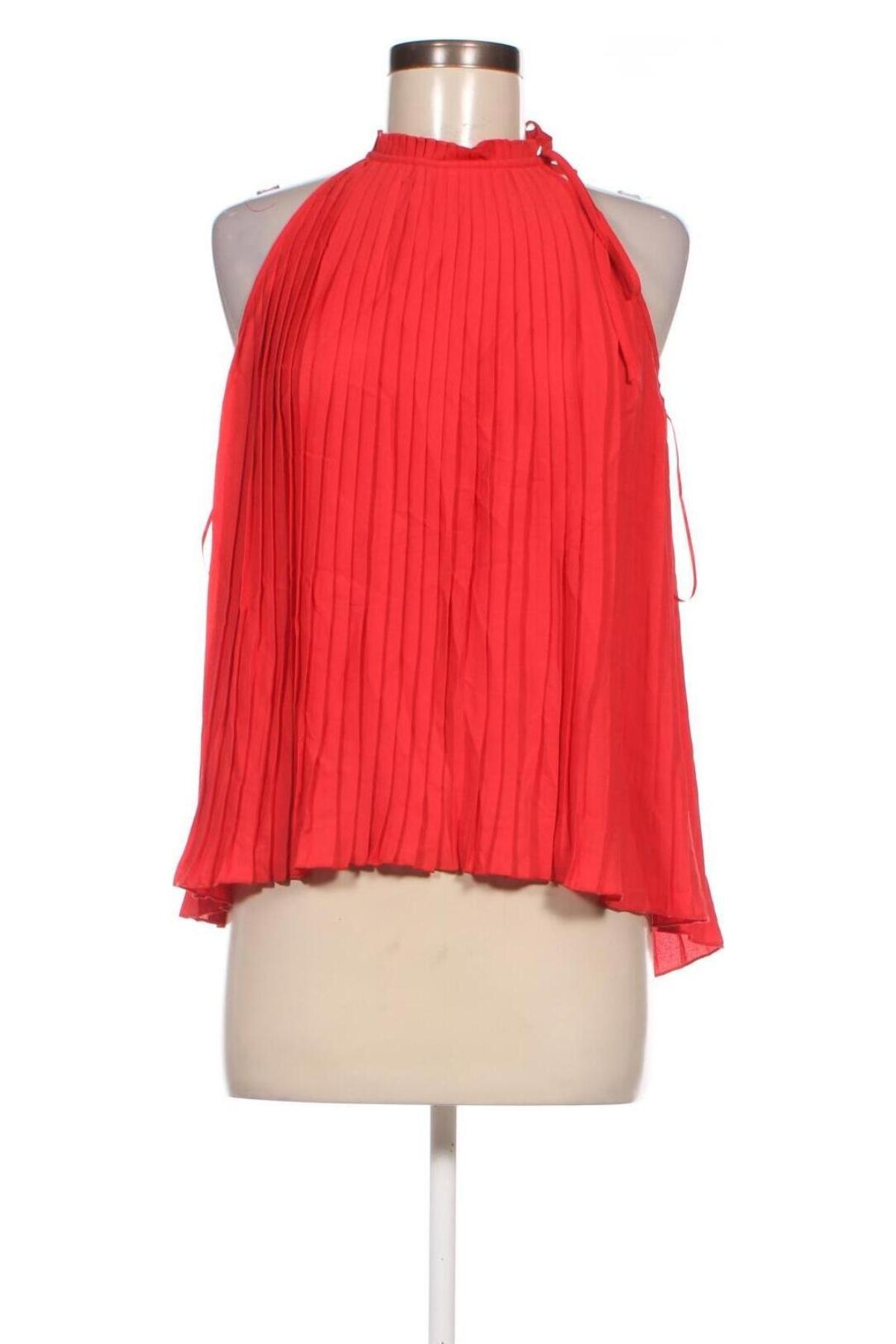 Γυναικείο αμάνικο μπλουζάκι River Island, Μέγεθος XS, Χρώμα Κόκκινο, Τιμή 14,95 €