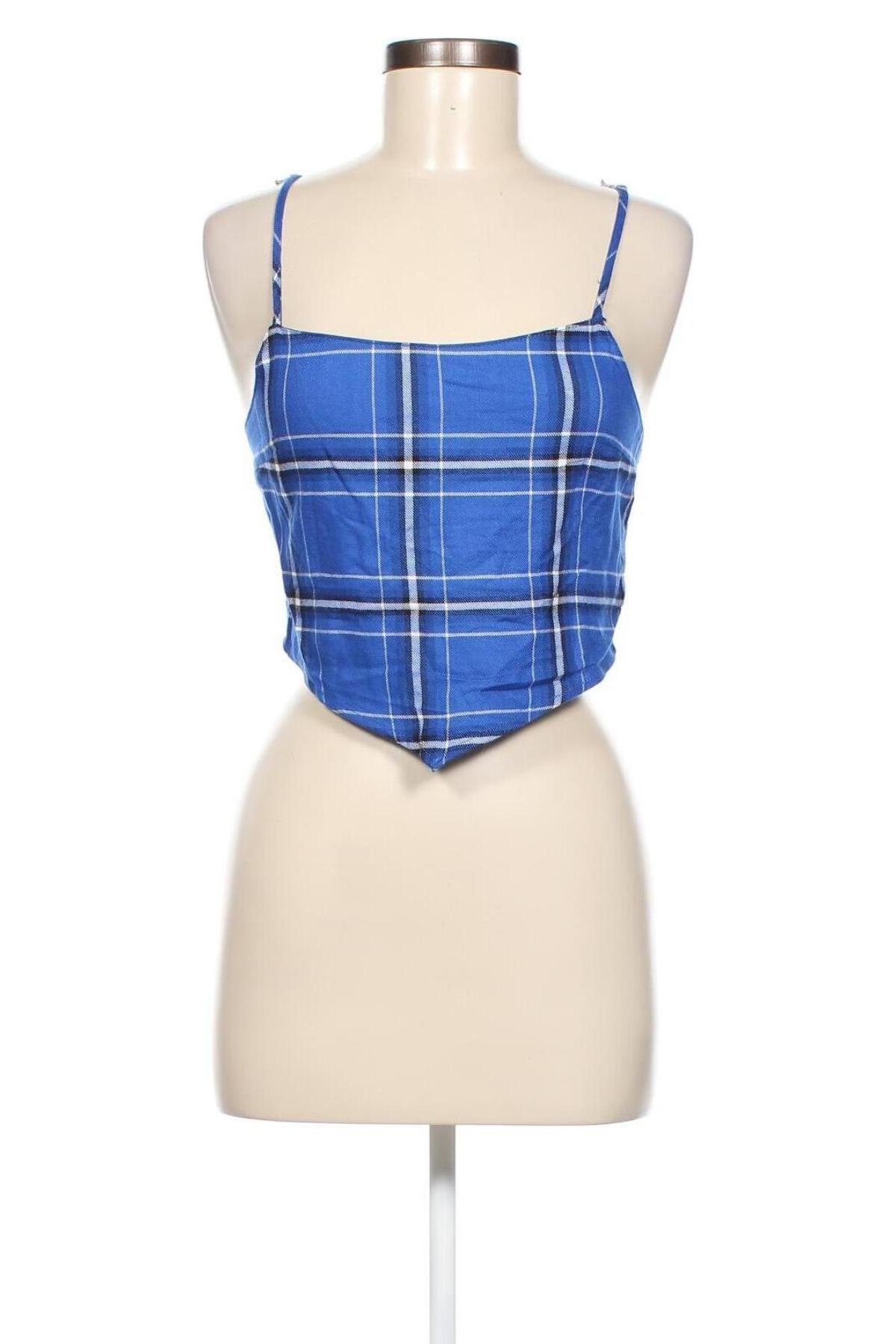 Γυναικείο αμάνικο μπλουζάκι Tally Weijl, Μέγεθος M, Χρώμα Μπλέ, Τιμή 5,09 €