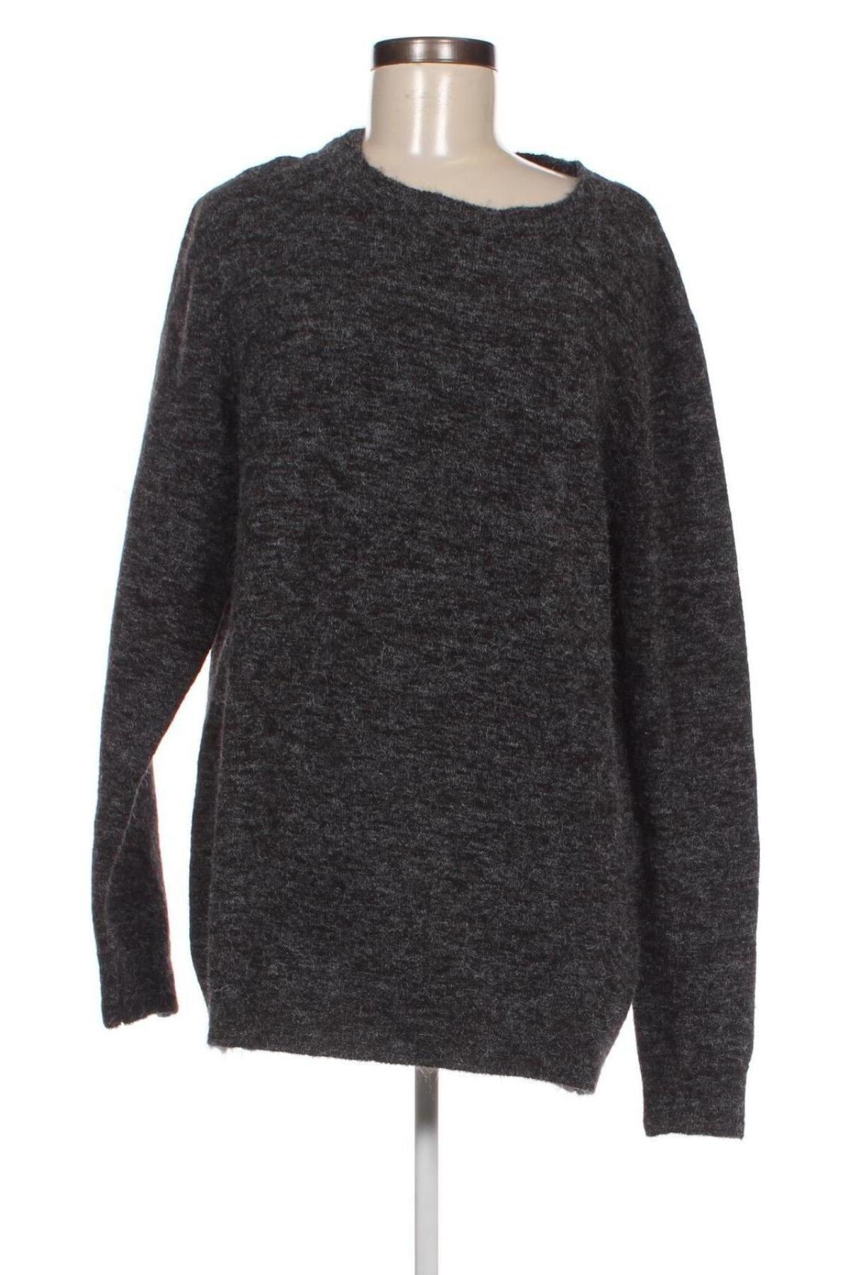 Дамски пуловер, Размер M, Цвят Сив, Цена 12,42 лв.