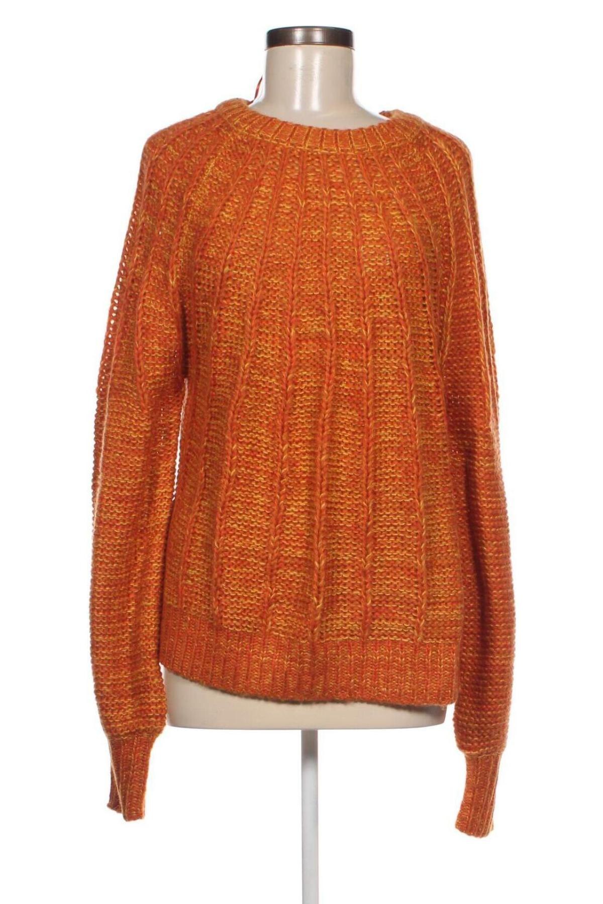 Damenpullover Funky Buddha, Größe M, Farbe Orange, Preis € 15,70