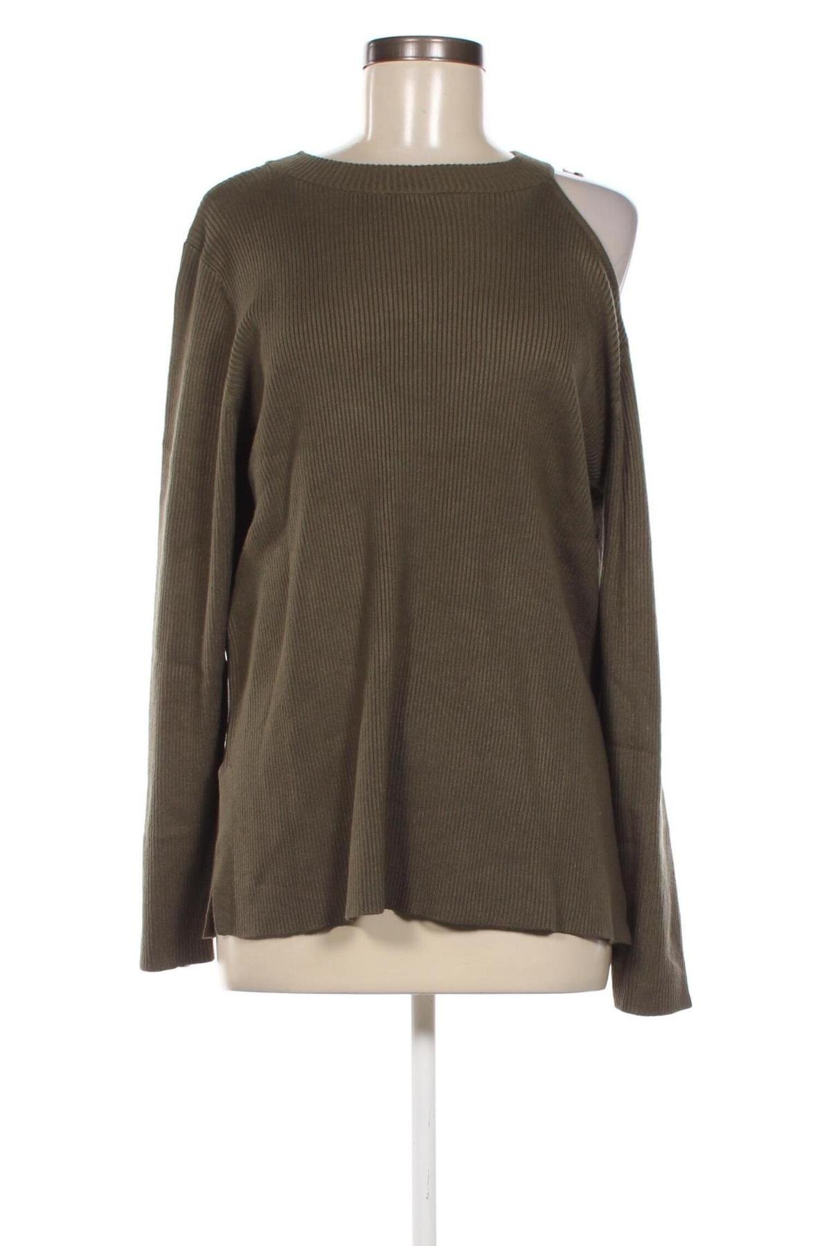 Дамски пуловер Lascana, Размер L, Цвят Зелен, Цена 17,02 лв.