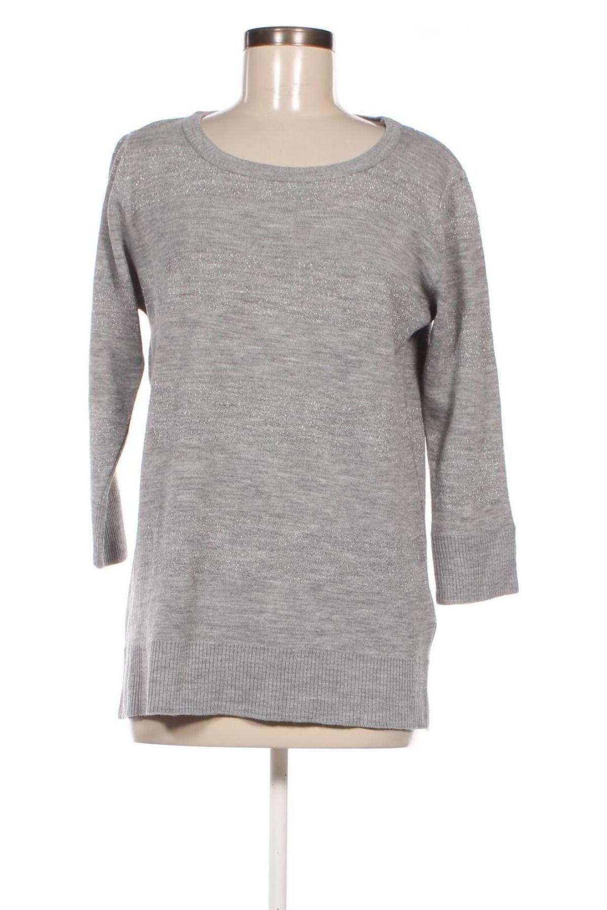 Дамски пуловер Laura Torelli, Размер M, Цвят Сив, Цена 7,25 лв.