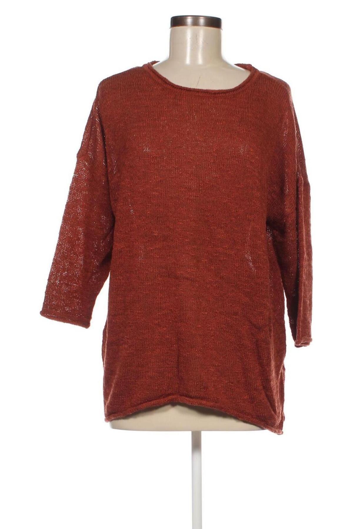Дамски пуловер ONLY, Размер M, Цвят Кафяв, Цена 13,50 лв.
