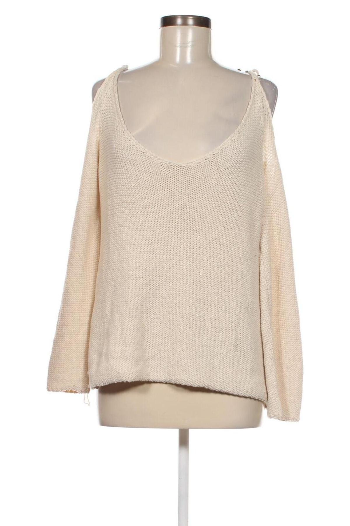 Damenpullover Pull&Bear, Größe S, Farbe Beige, Preis 13,04 €