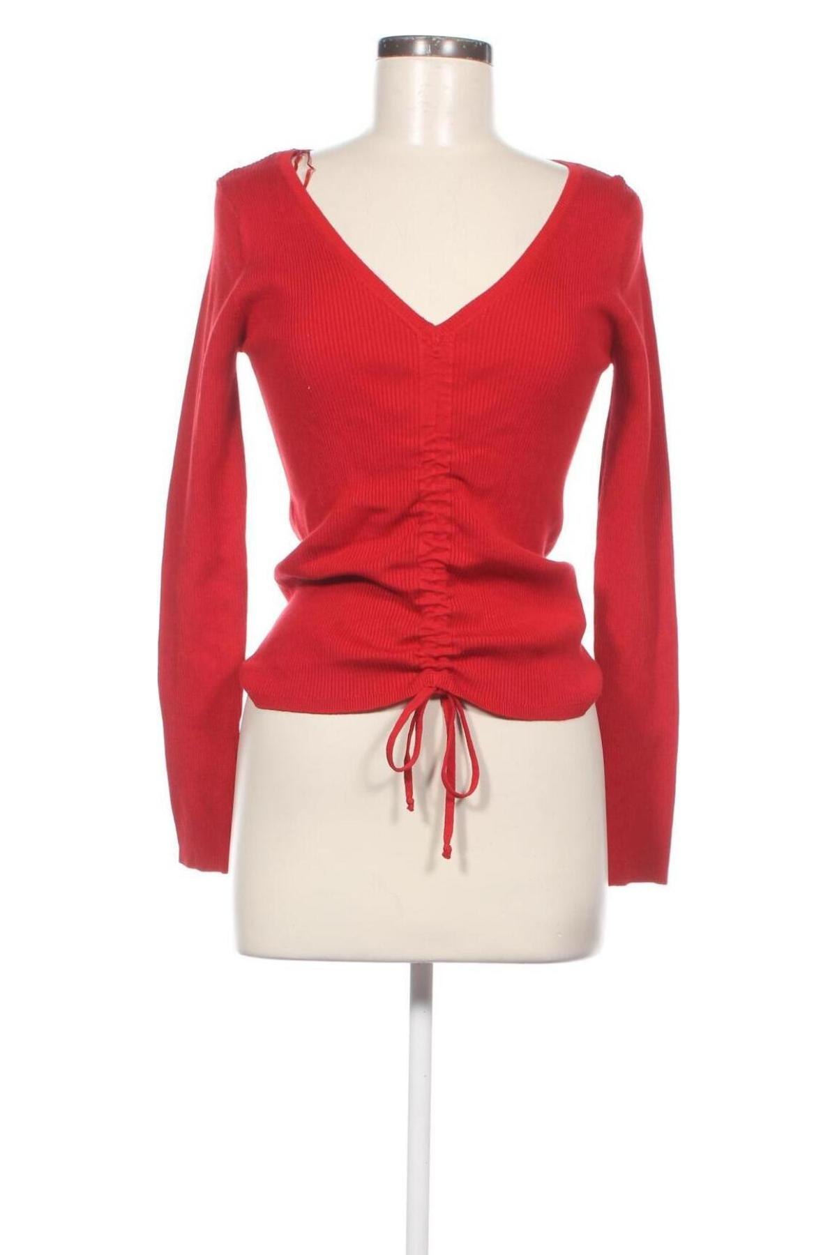 Γυναικείο πουλόβερ Tally Weijl, Μέγεθος L, Χρώμα Κόκκινο, Τιμή 7,11 €