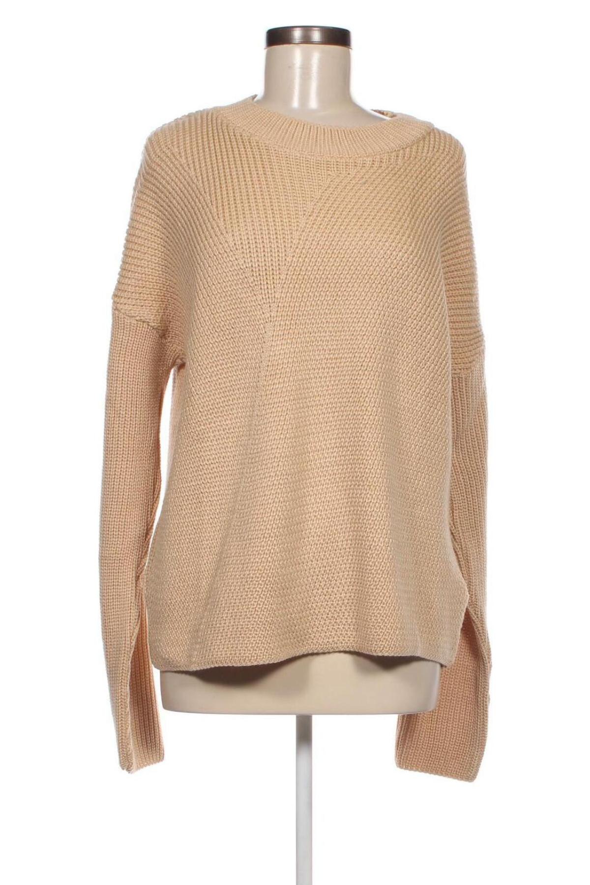 Дамски пуловер Unique 21, Размер XL, Цвят Бежов, Цена 26,10 лв.