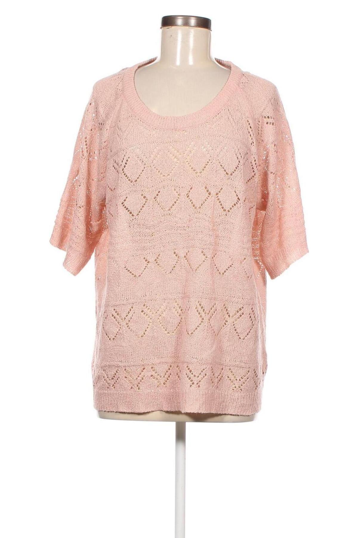 Дамски пуловер VRS Woman, Размер XXL, Цвят Розов, Цена 7,25 лв.