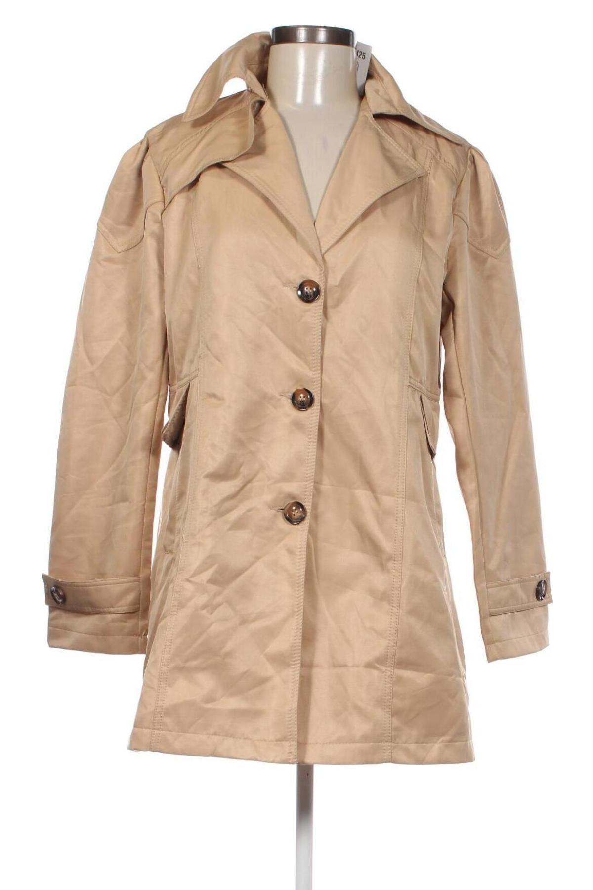 Damen Trenchcoat, Größe L, Farbe Beige, Preis 12,53 €