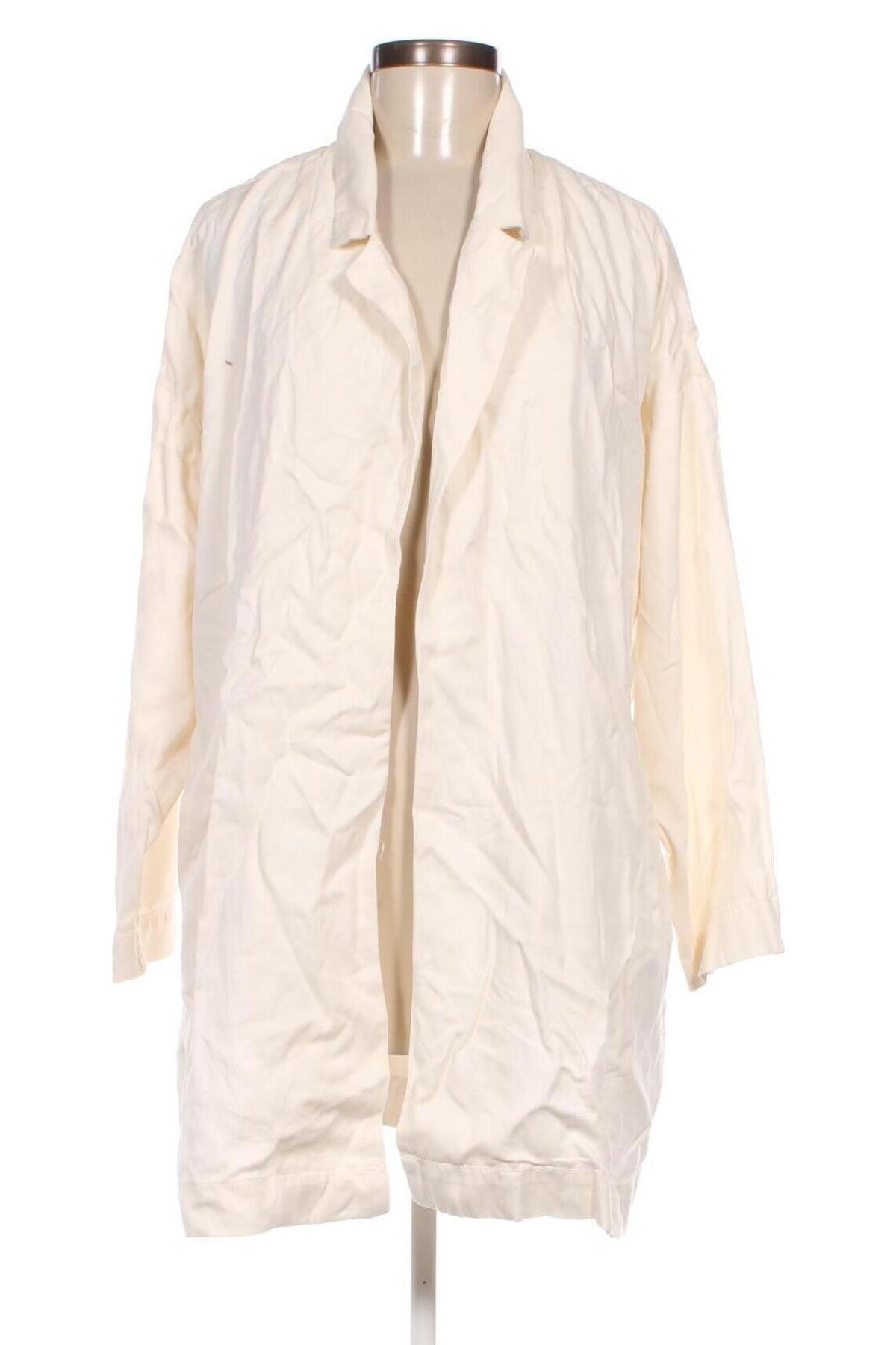 Damen Trenchcoat American Vintage, Größe M, Farbe Ecru, Preis 29,56 €