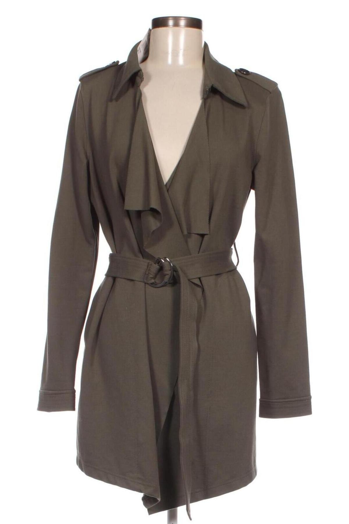 Damen Trench Coat Amisu, Größe M, Farbe Grün, Preis € 12,00