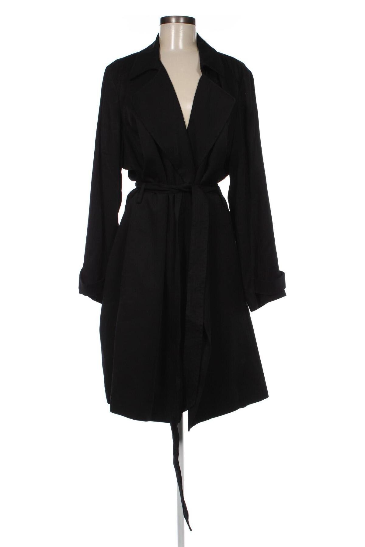 Damen Trenchcoat Forever New, Größe XXL, Farbe Schwarz, Preis 182,47 €