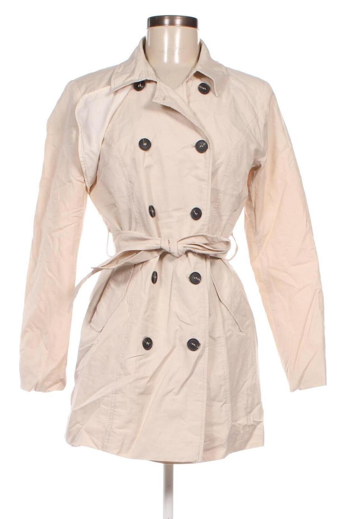Damen Trenchcoat ONLY, Größe M, Farbe Beige, Preis 23,66 €
