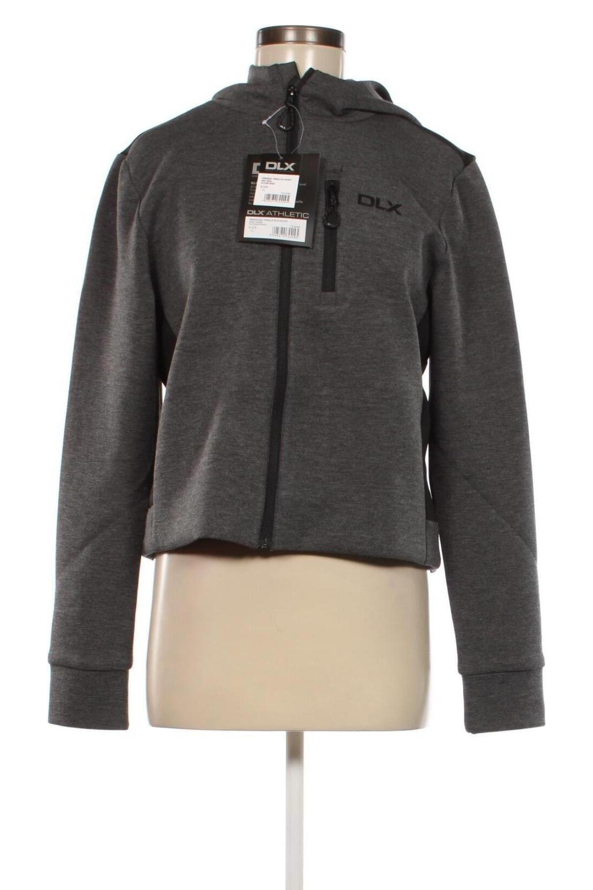 Damen Sweatshirt DLX, Größe XL, Farbe Grau, Preis 7,89 €