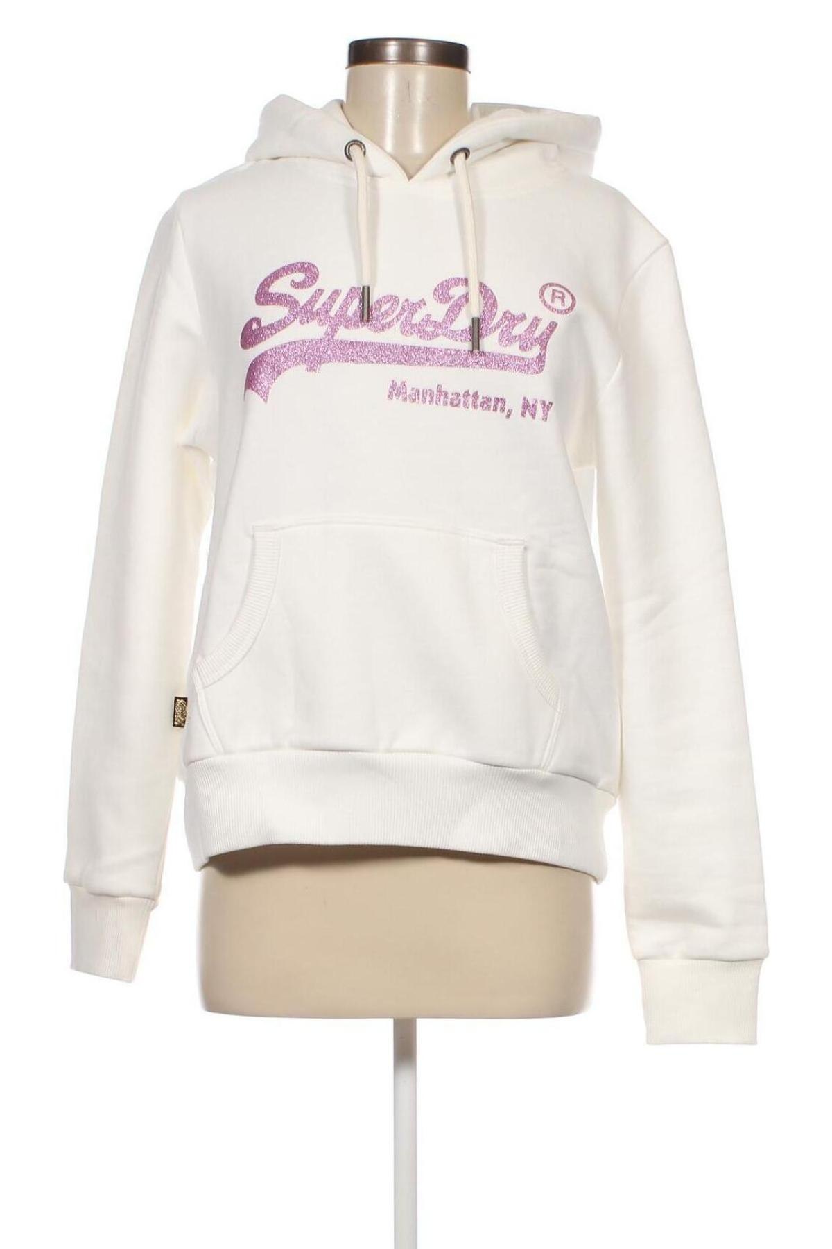 Damen Sweatshirt Superdry, Größe M, Farbe Weiß, Preis 47,94 €