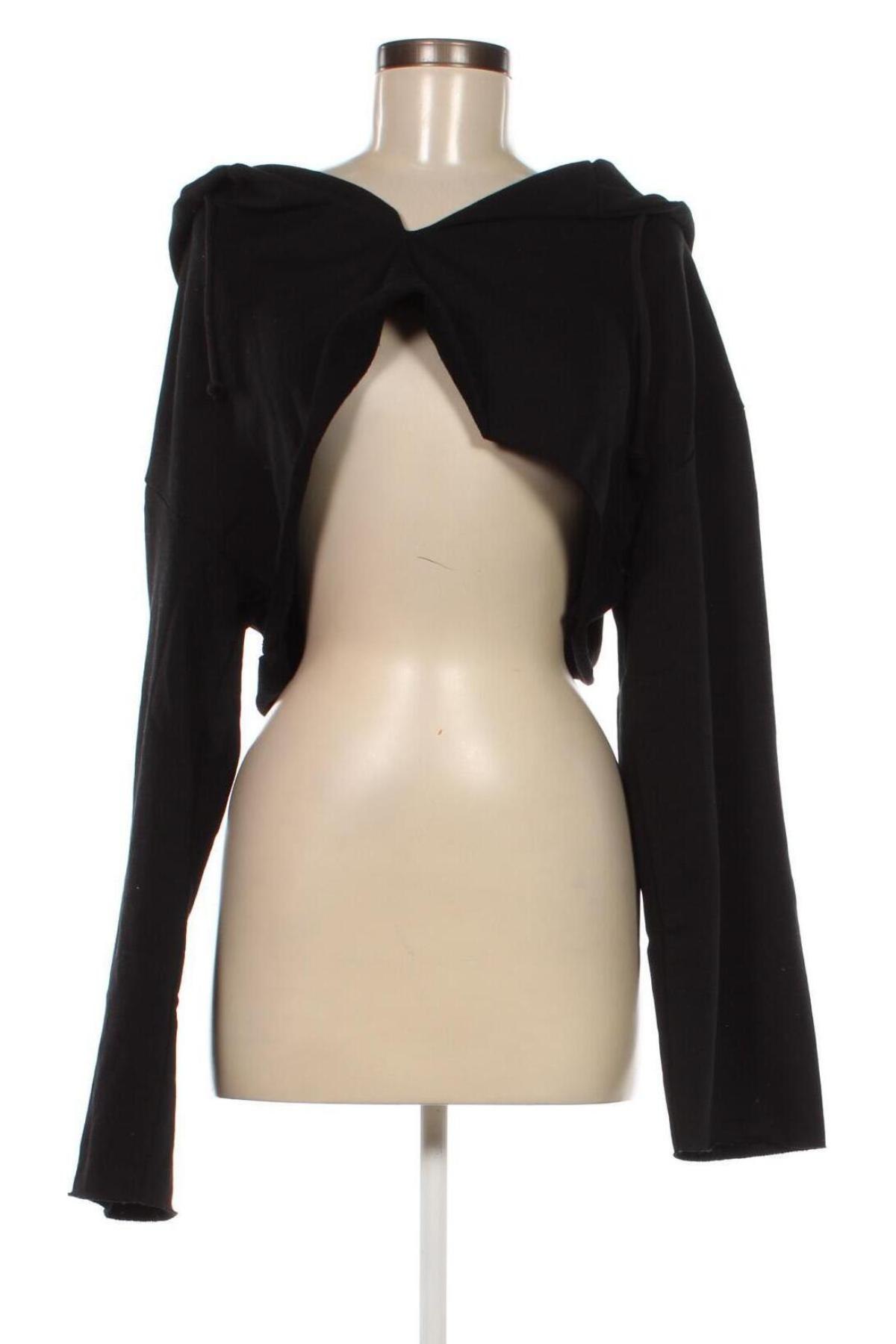 Γυναικείο φούτερ Weekday, Μέγεθος L, Χρώμα Μαύρο, Τιμή 8,12 €