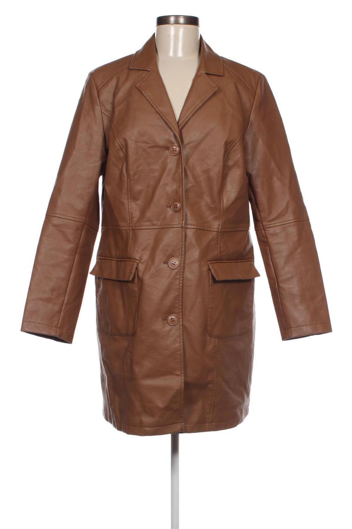 Dámska kožená bunda , Veľkosť M, Farba Hnedá, Cena  27,78 €