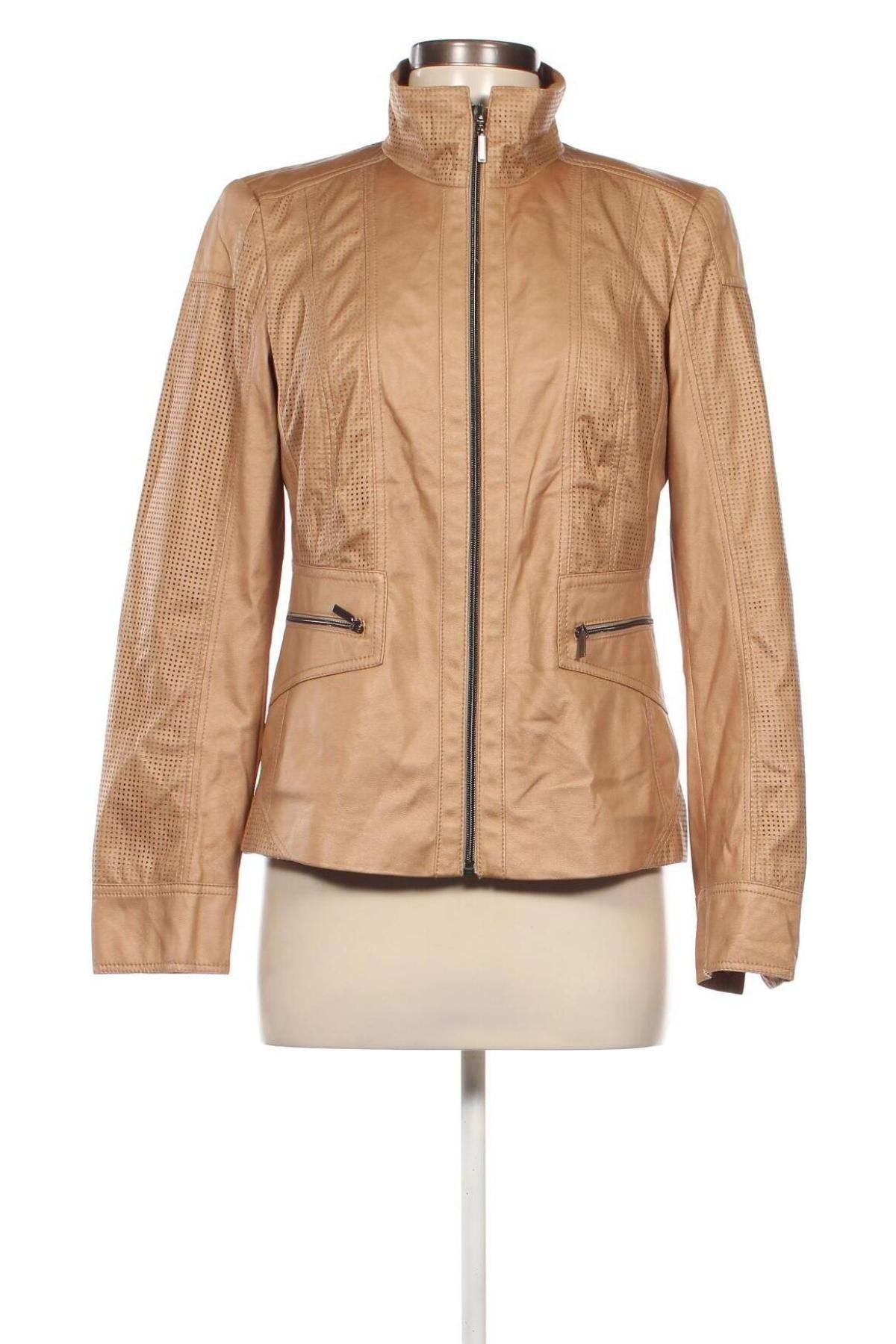Dámska kožená bunda  Kirsten, Veľkosť S, Farba Béžová, Cena  11,11 €
