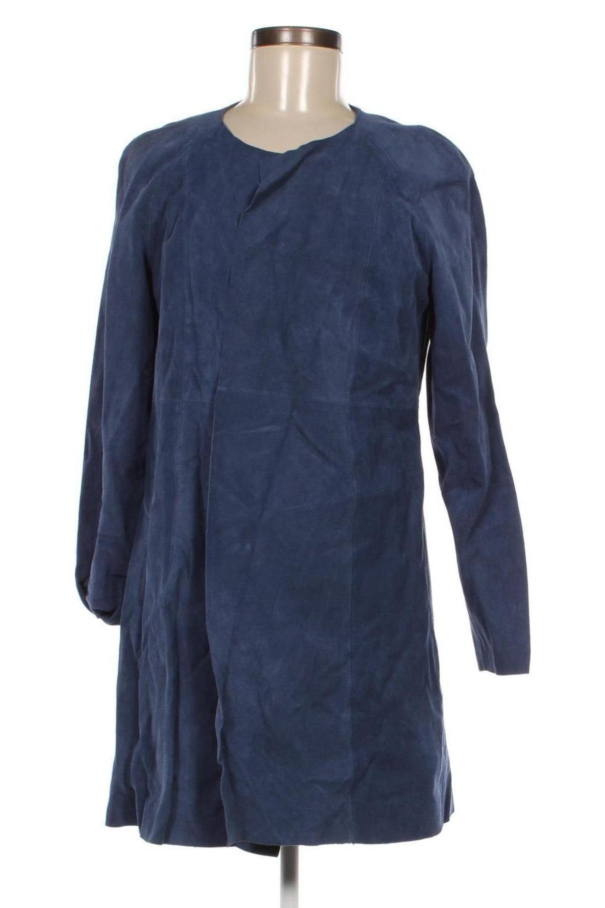 Dámska kožená bunda  La Fee Maraboutee, Veľkosť L, Farba Modrá, Cena  248,97 €