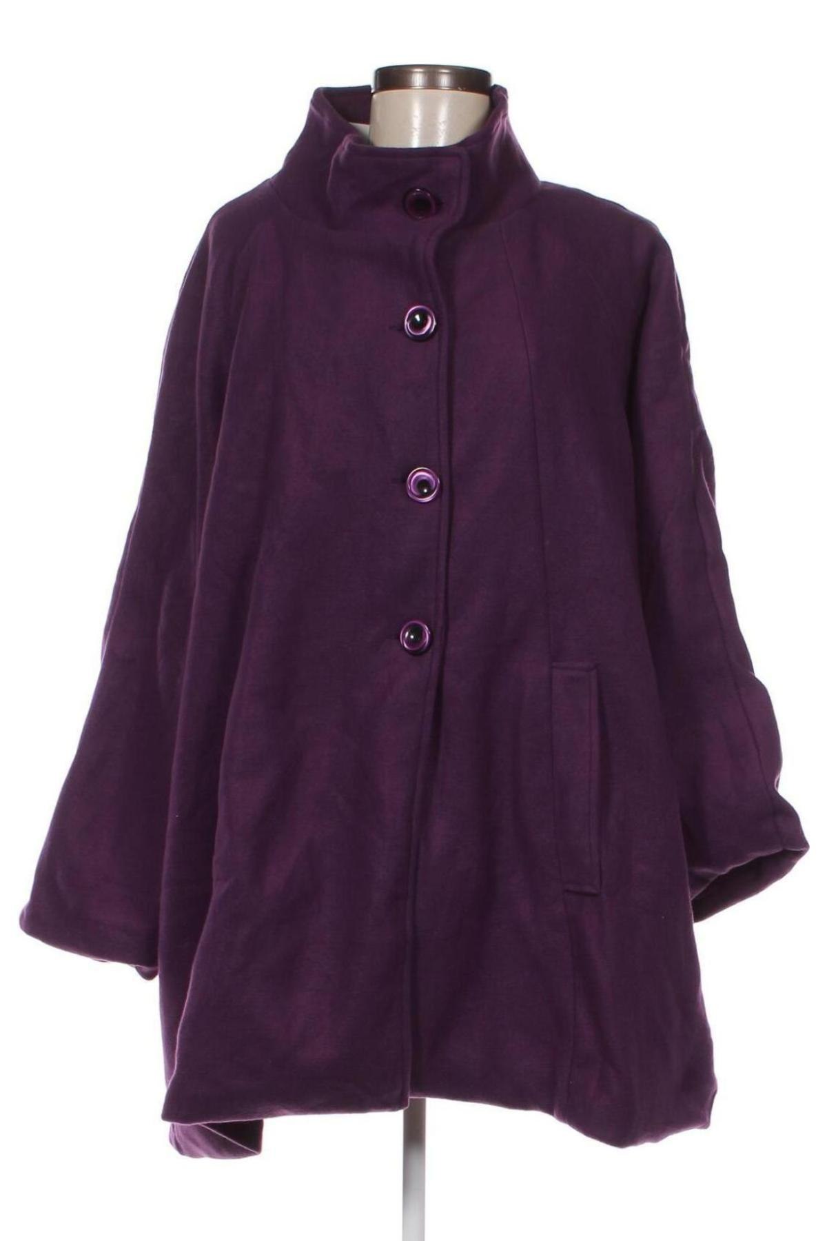 Γυναικείο παλτό, Μέγεθος XXL, Χρώμα Βιολετί, Τιμή 14,25 €
