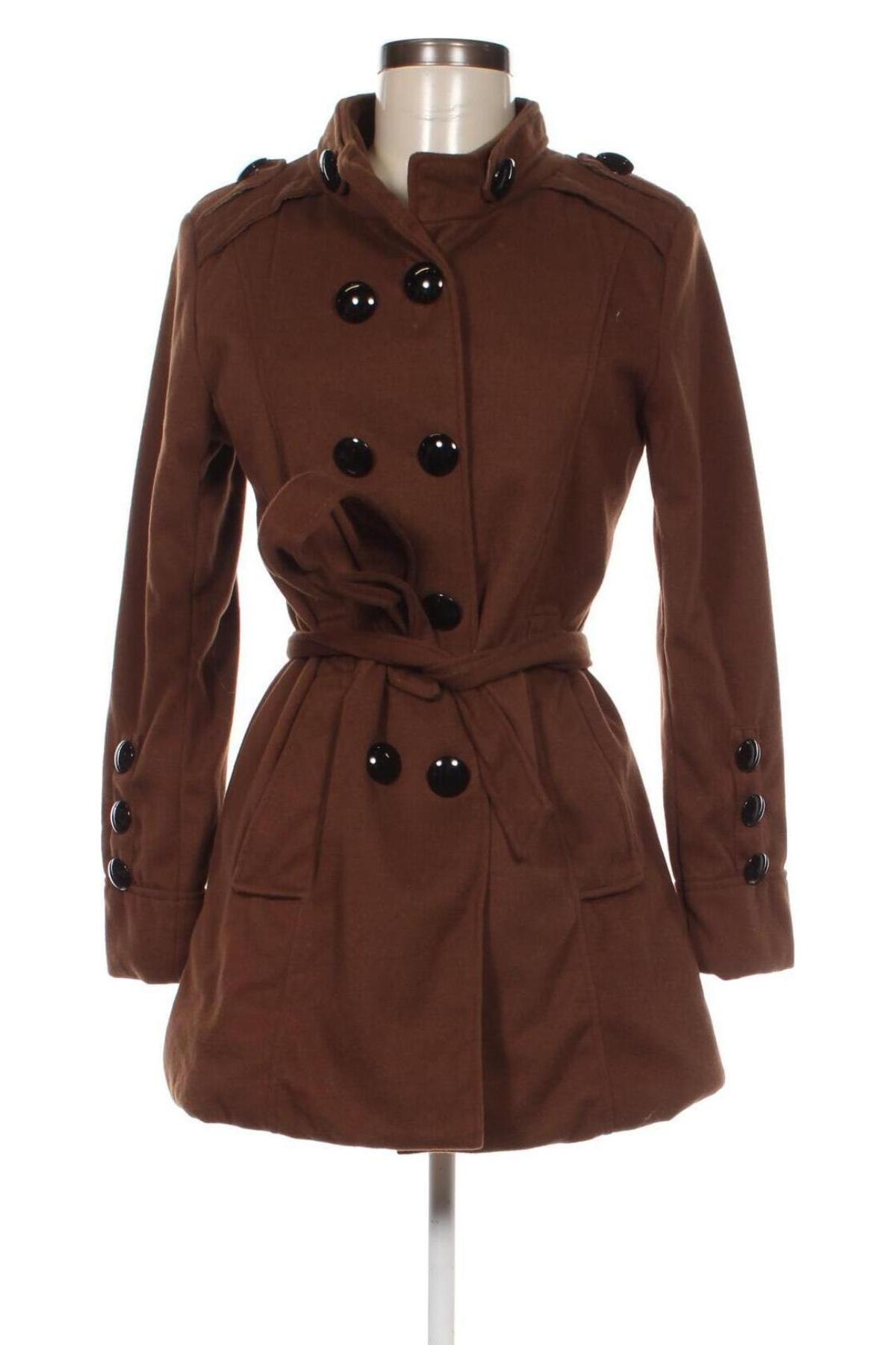 Дамско палто, Размер M, Цвят Кафяв, Цена 18,56 лв.