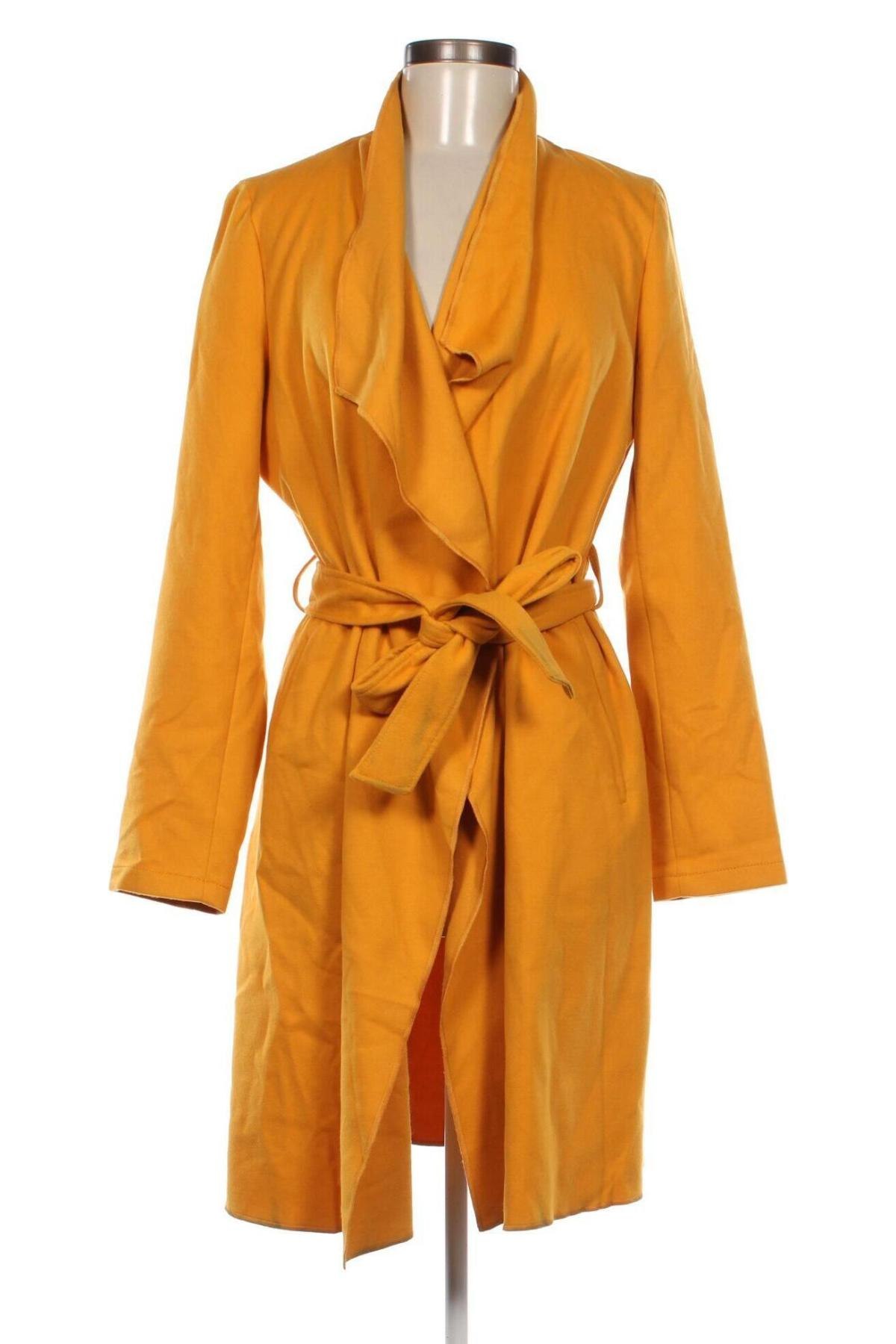 Γυναικείο παλτό Comma,, Μέγεθος M, Χρώμα Κίτρινο, Τιμή 27,37 €