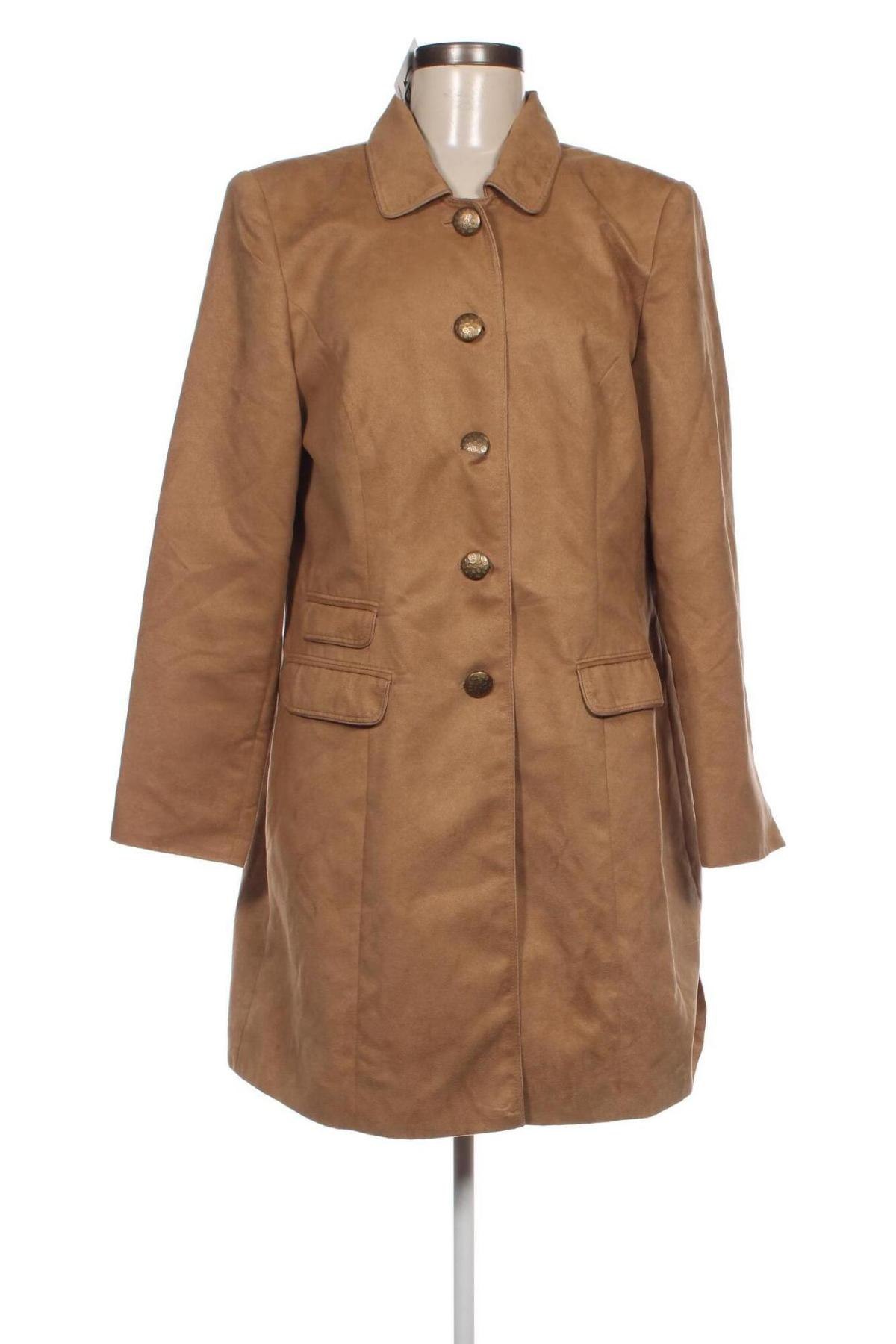 Дамско палто Emilia Lay, Размер XL, Цвят Бежов, Цена 24,92 лв.