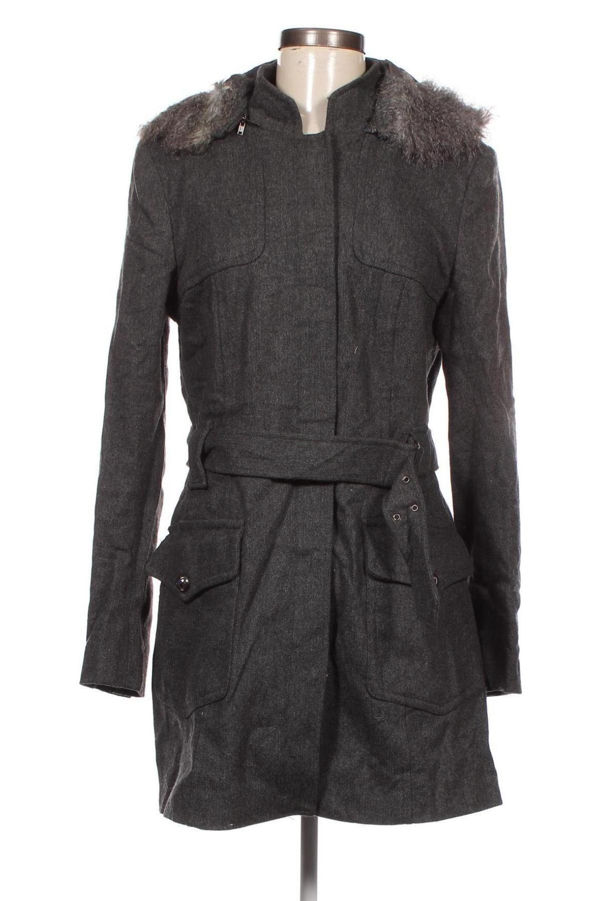 Дамско палто French Connection, Размер S, Цвят Сив, Цена 49,70 лв.