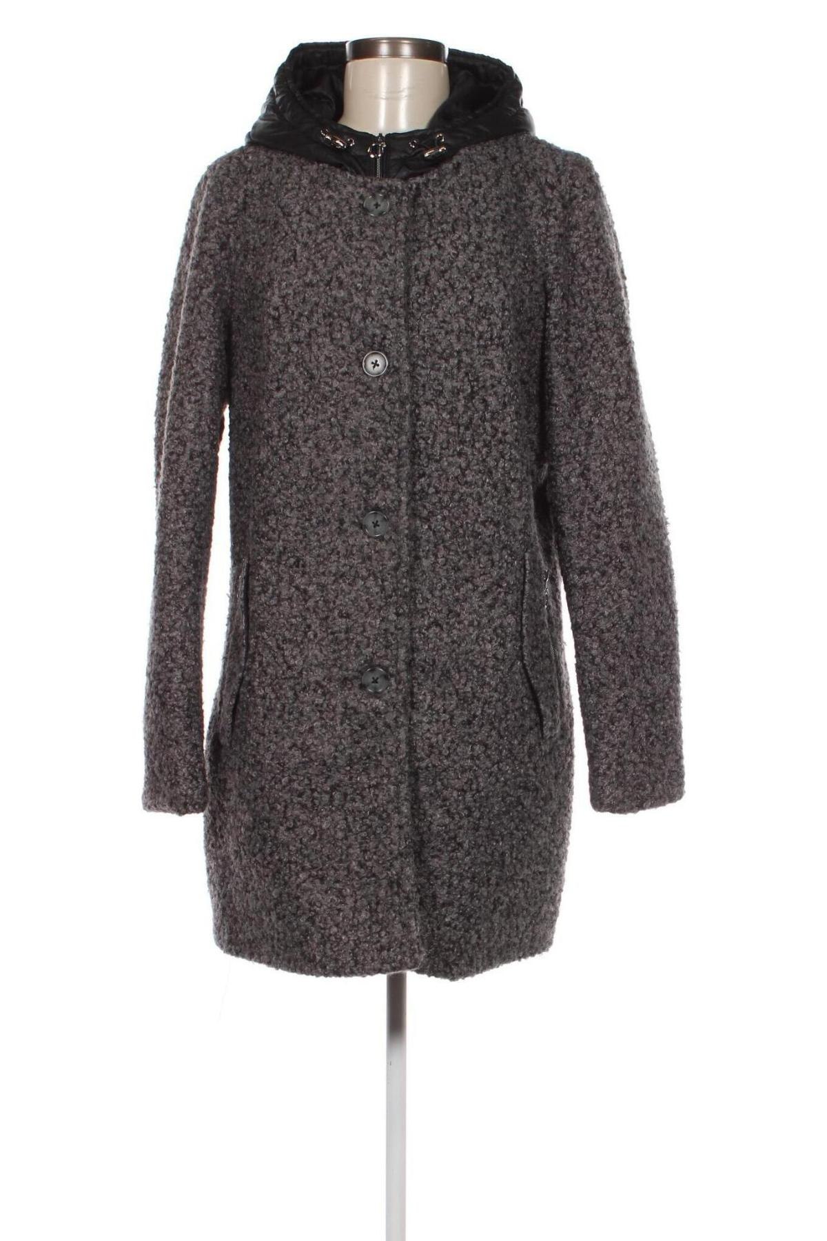Дамско палто Laura Torelli, Размер M, Цвят Сив, Цена 22,47 лв.
