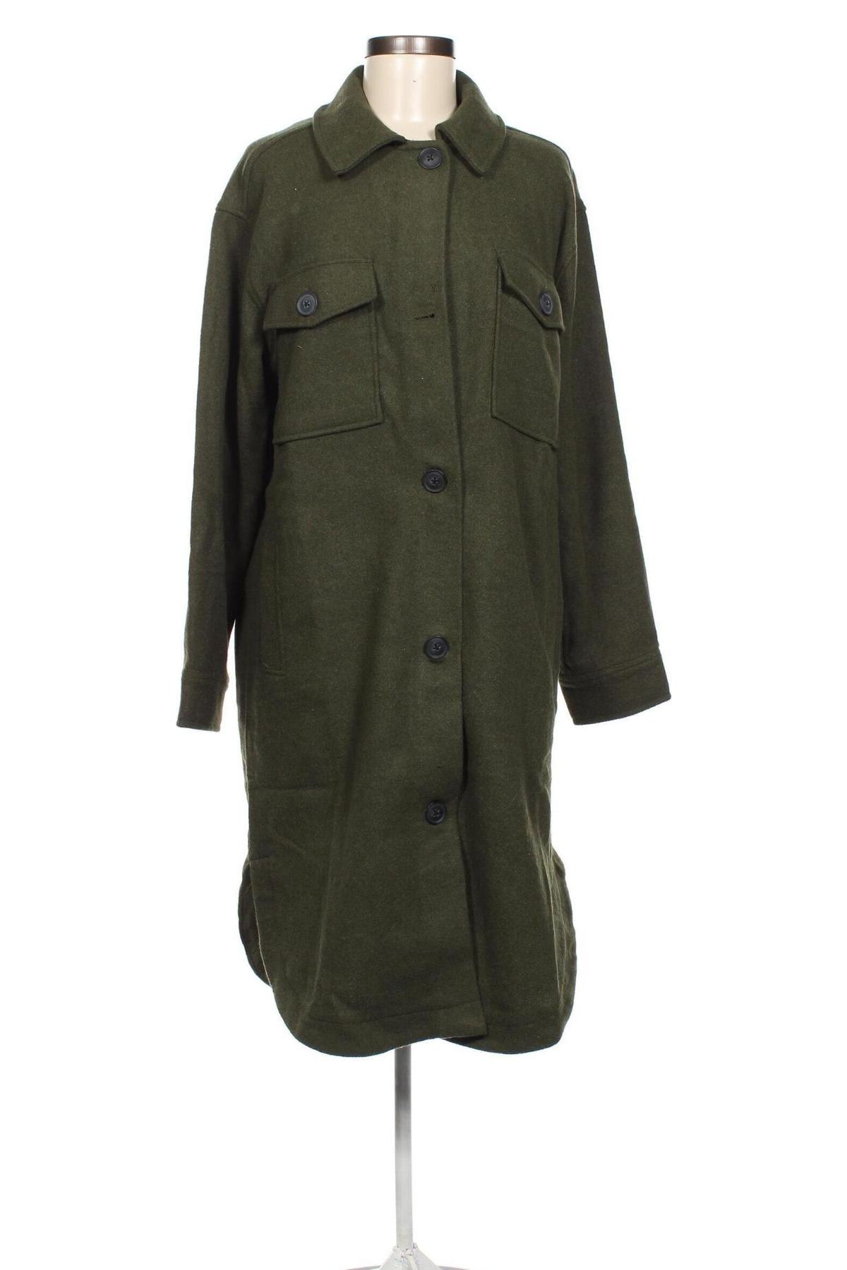 Γυναικείο παλτό Lindex, Μέγεθος S, Χρώμα Πράσινο, Τιμή 14,33 €