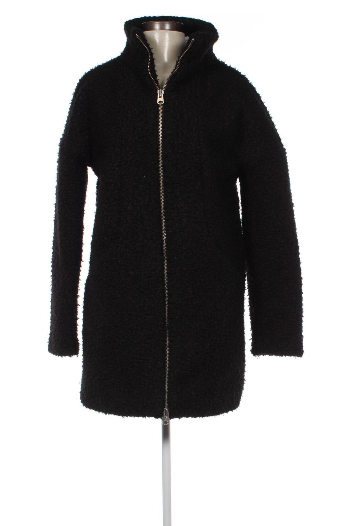 Дамско палто Q/S by S.Oliver, Размер XS, Цвят Черен, Цена 22,44 лв.