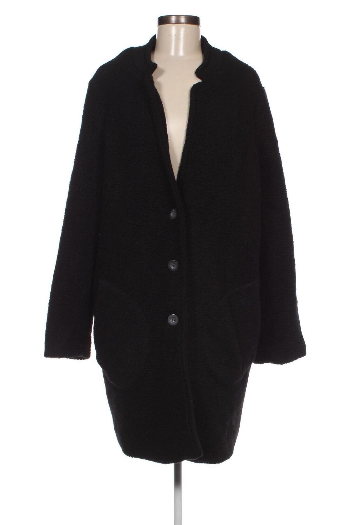 Γυναικείο παλτό Rick Cardona, Μέγεθος XL, Χρώμα Μαύρο, Τιμή 14,79 €