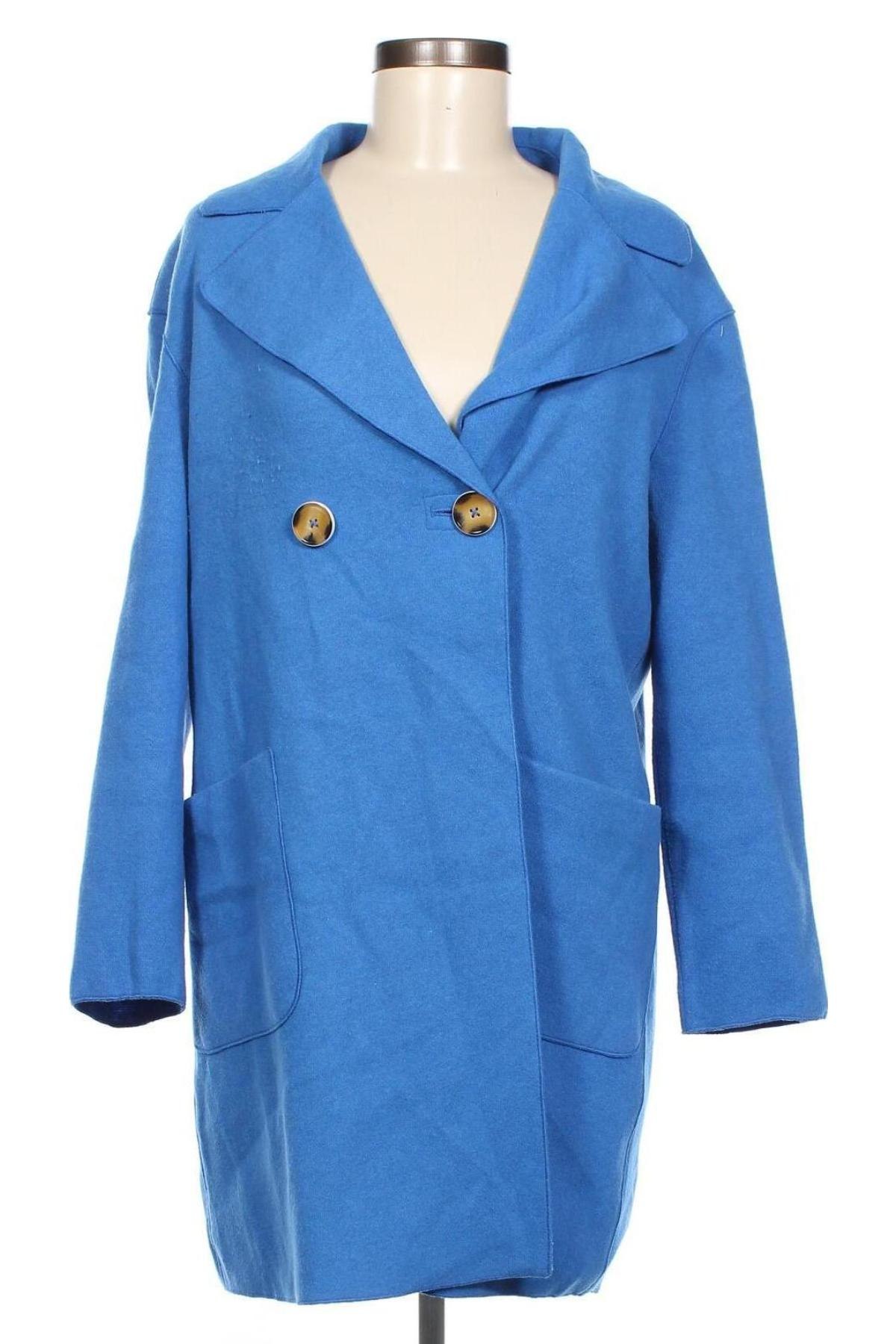 Γυναικείο παλτό S.Oliver Black Label, Μέγεθος XS, Χρώμα Μπλέ, Τιμή 49,38 €