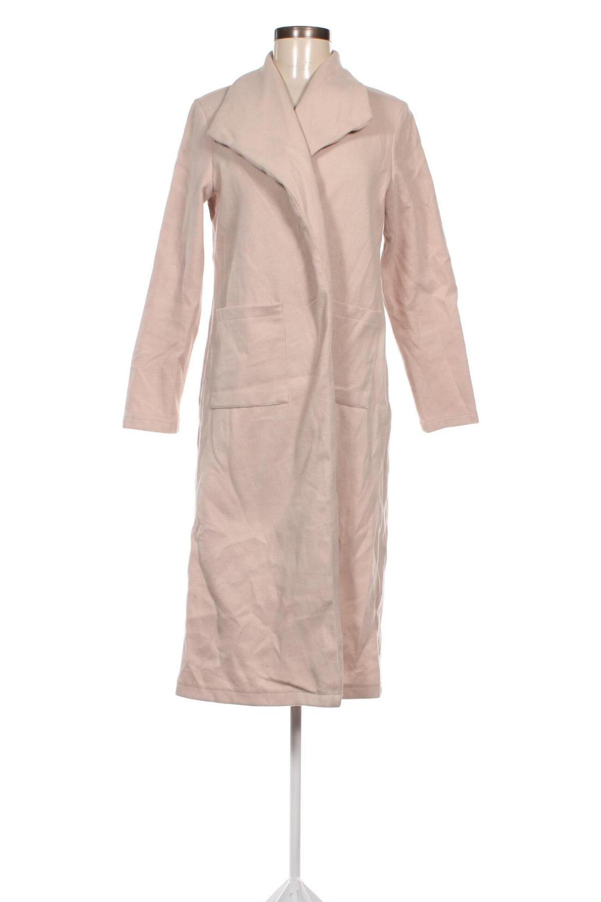 Palton de femei SHEIN, Mărime S, Culoare Bej, Preț 105,59 Lei