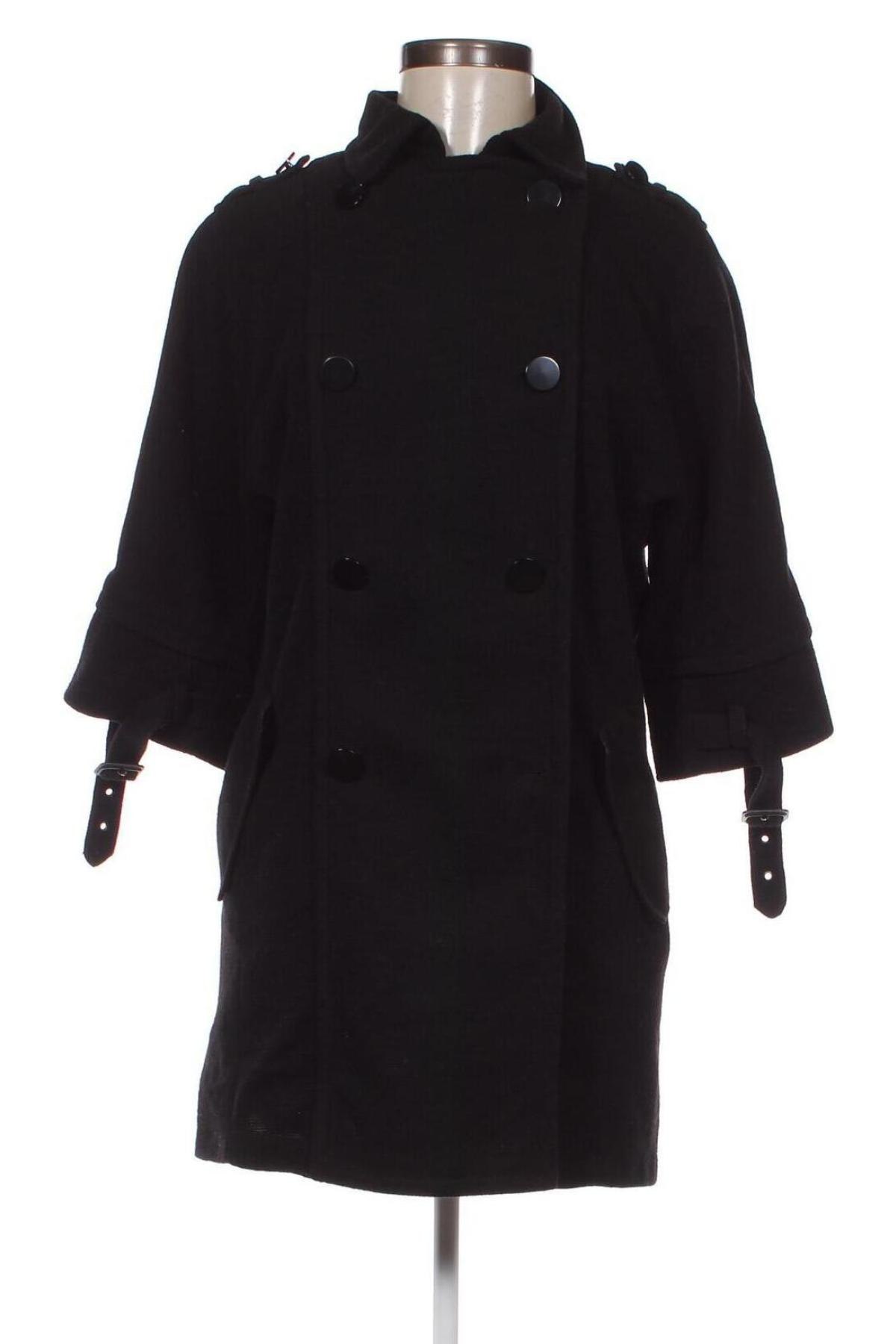 Γυναικείο παλτό Sepia, Μέγεθος S, Χρώμα Μαύρο, Τιμή 5,12 €