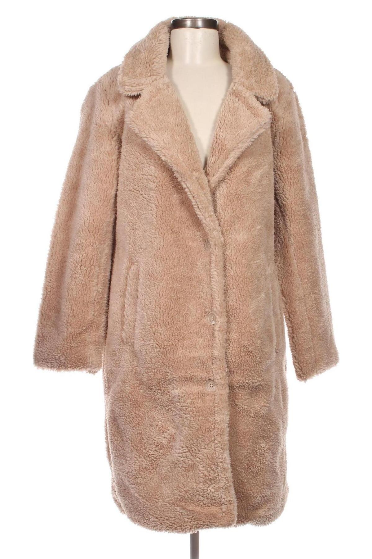 Γυναικείο παλτό Threadbare, Μέγεθος M, Χρώμα  Μπέζ, Τιμή 42,56 €