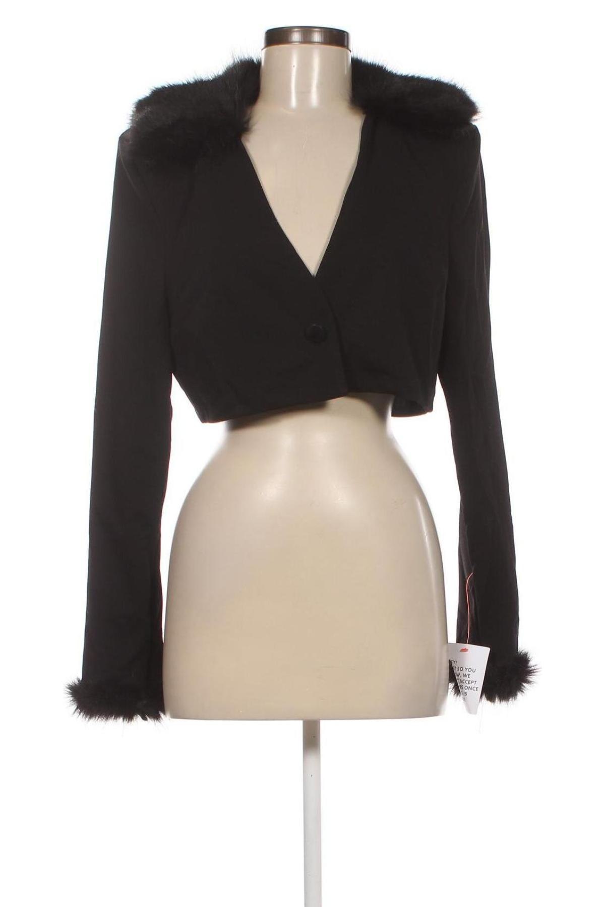 Γυναικείο σακάκι ASOS, Μέγεθος XS, Χρώμα Μαύρο, Τιμή 66,49 €