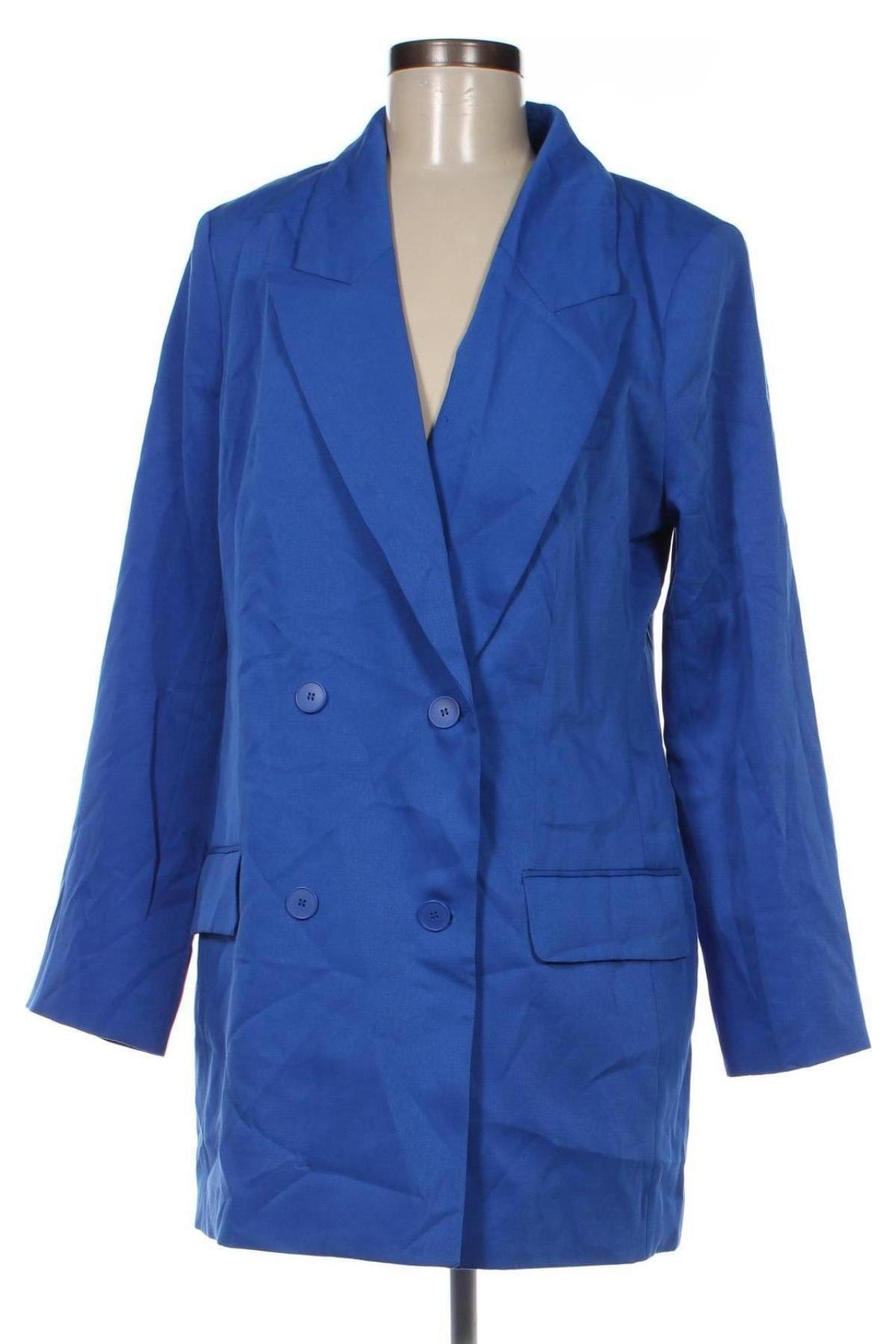 Γυναικείο σακάκι H&M, Μέγεθος L, Χρώμα Μπλέ, Τιμή 43,30 €