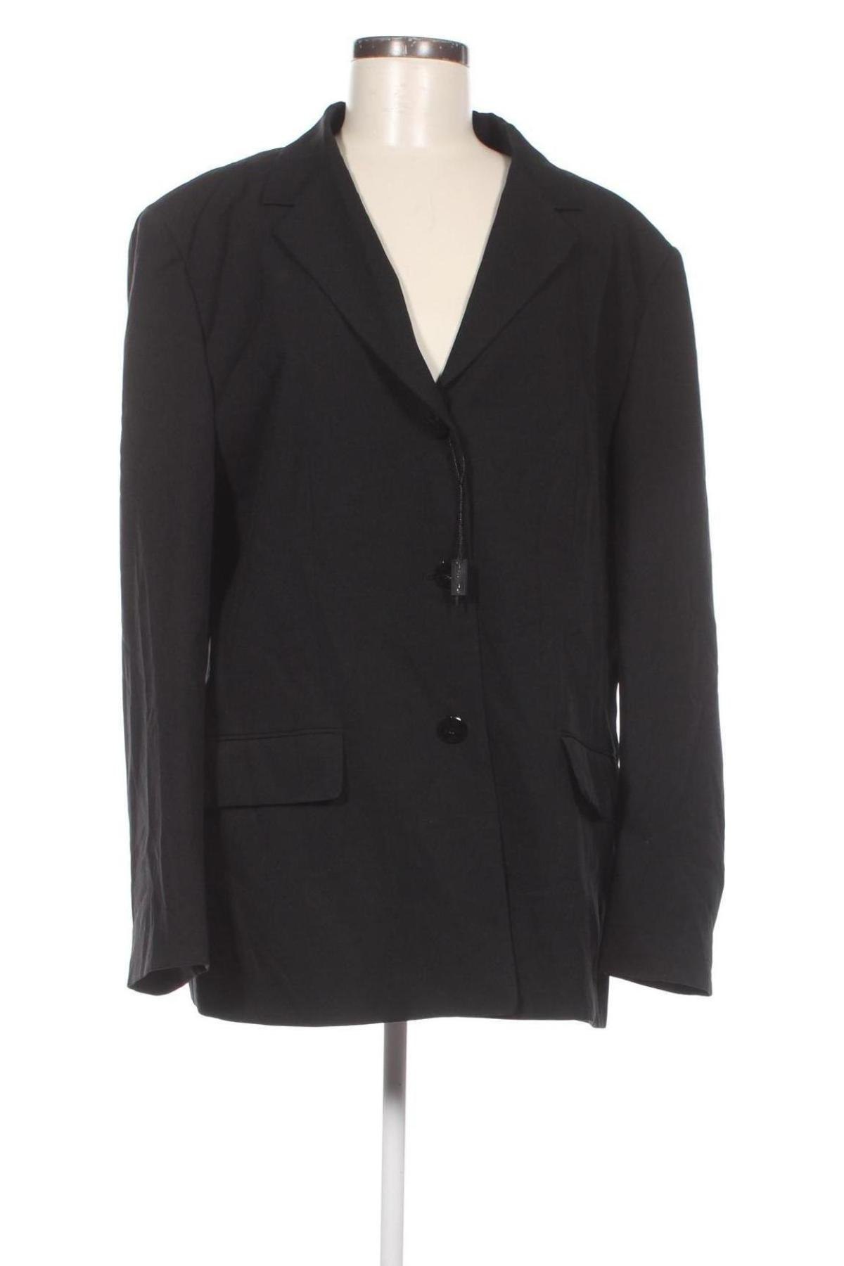 Γυναικείο σακάκι Milano Moda, Μέγεθος XL, Χρώμα Μαύρο, Τιμή 27,22 €